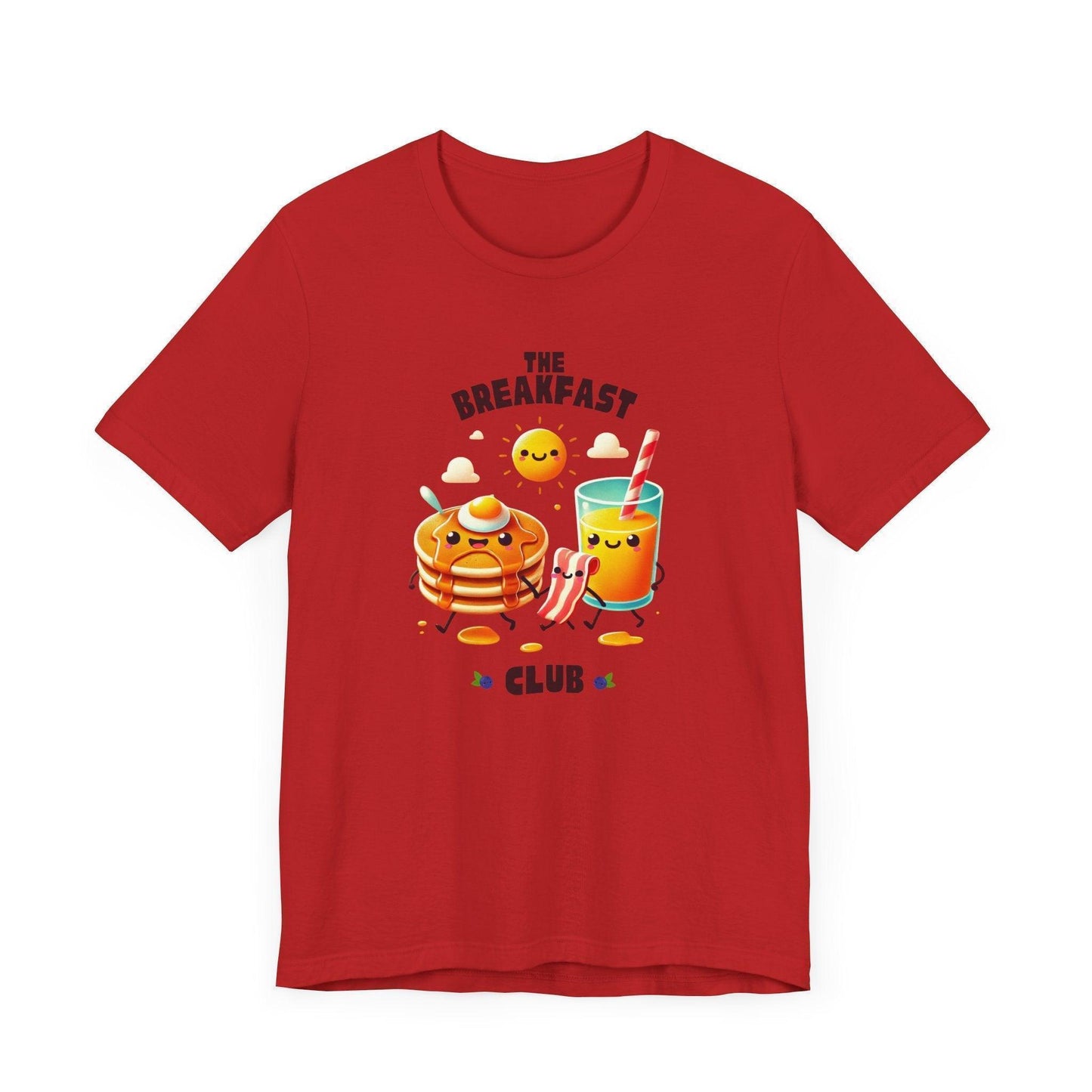 🥞 Breakfast Club 🍳 Unisex Jersey Tee ☀️ Rise and shine, breakfast time! - Whippie's