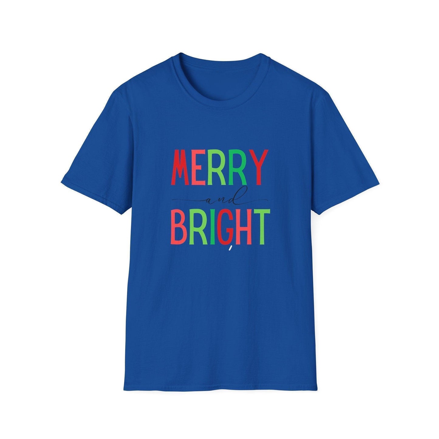 Merry and Bright Unisex Tee 🌈✨ - Whippie's