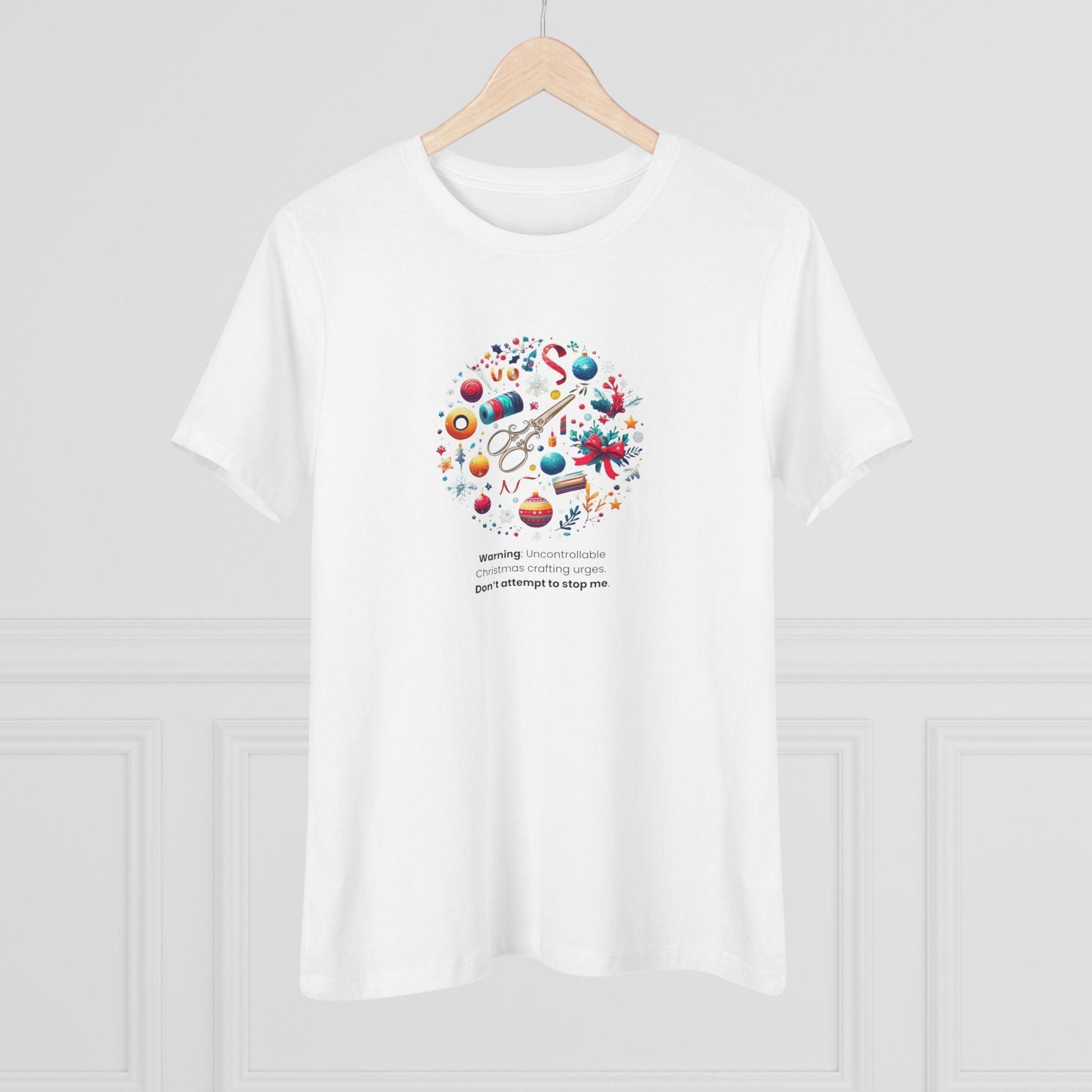 Snow Globe - Uncontrollable Urge to Craft - Women's Softstyle Tee - Whippie's