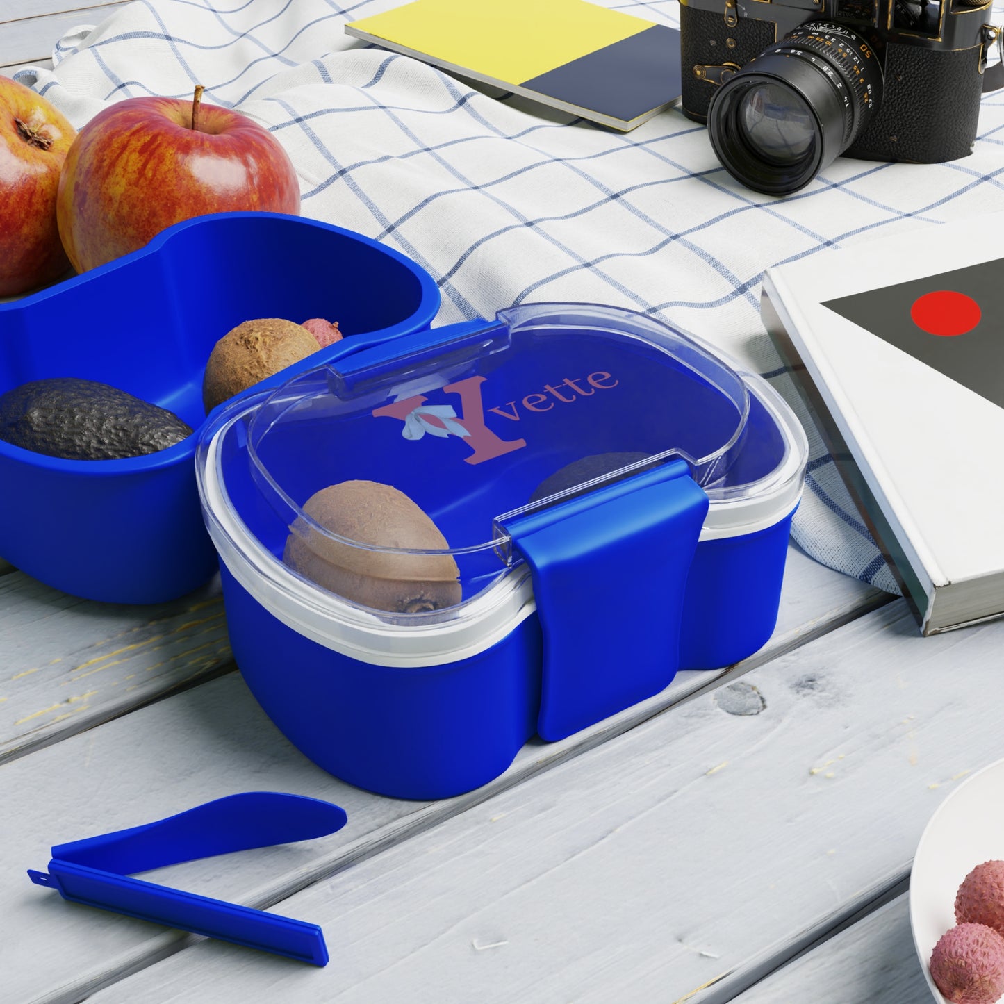Name, Initial, and Bow Design Bento Box - Personalizable - Whippie's