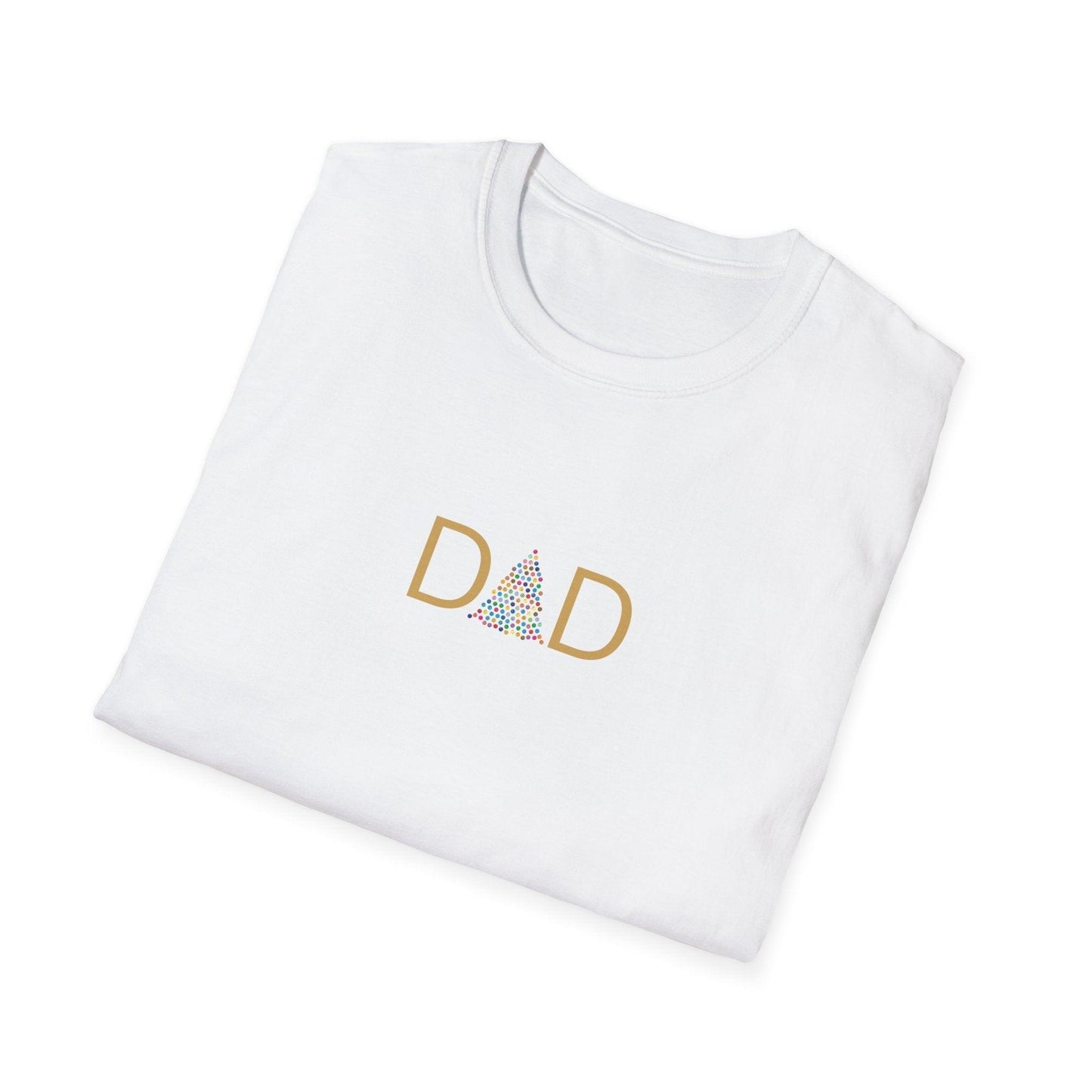 DAD 🎄 - Golden Christmas Dad! ✨🎁- Mens Softstyle T-shirt - Whippie's
