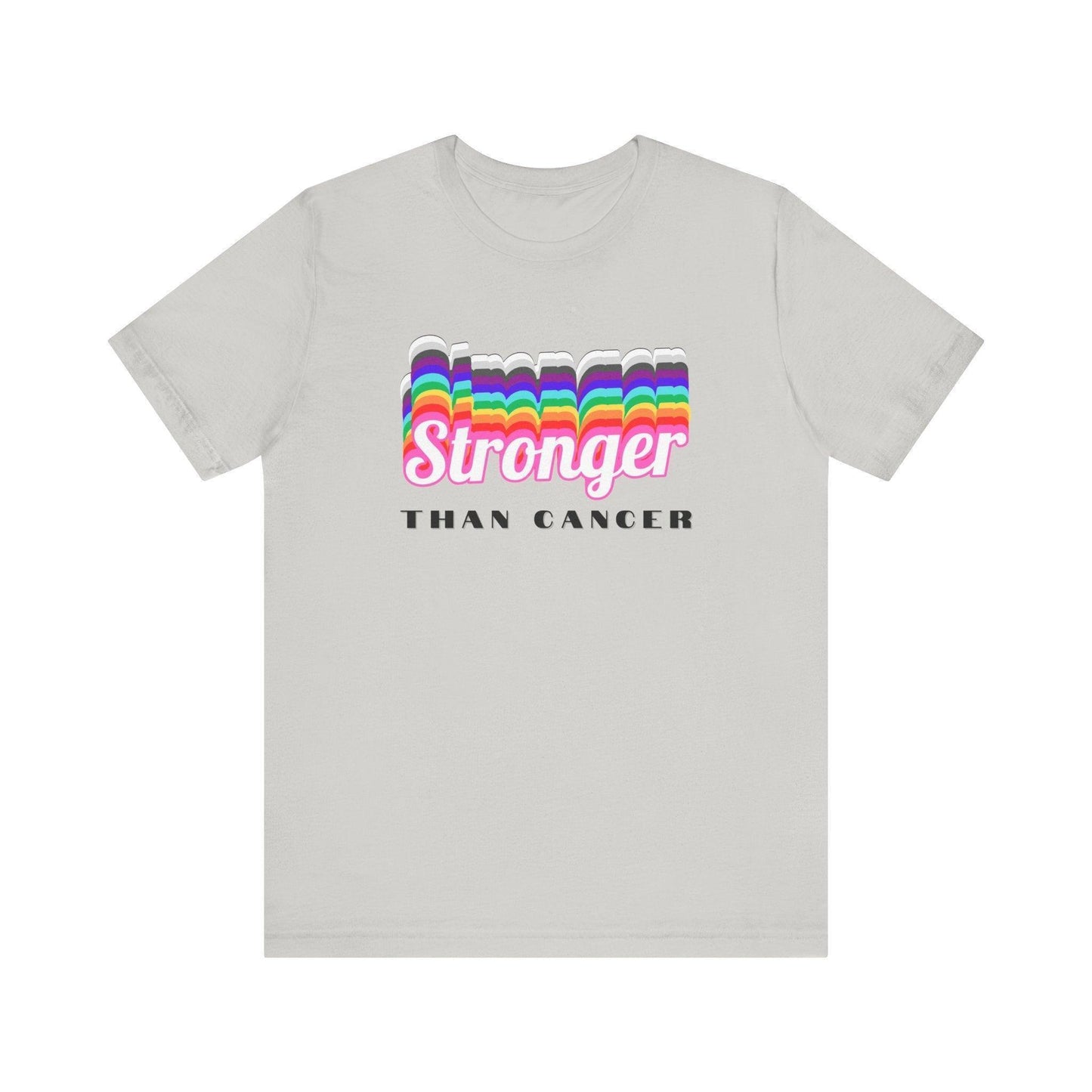 💪 Stronger Than Cancer 🎗️ Unisex Jersey Tee ✨ Show your support, wear your strength. - Whippie's