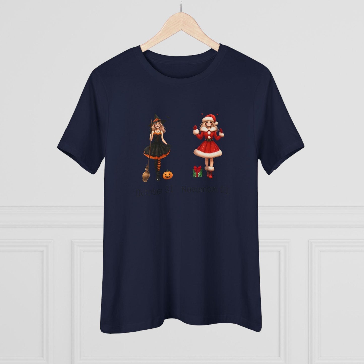 From Halloween to Holidays Women's Softstyle Tee 🎄🎃 - Whippie's