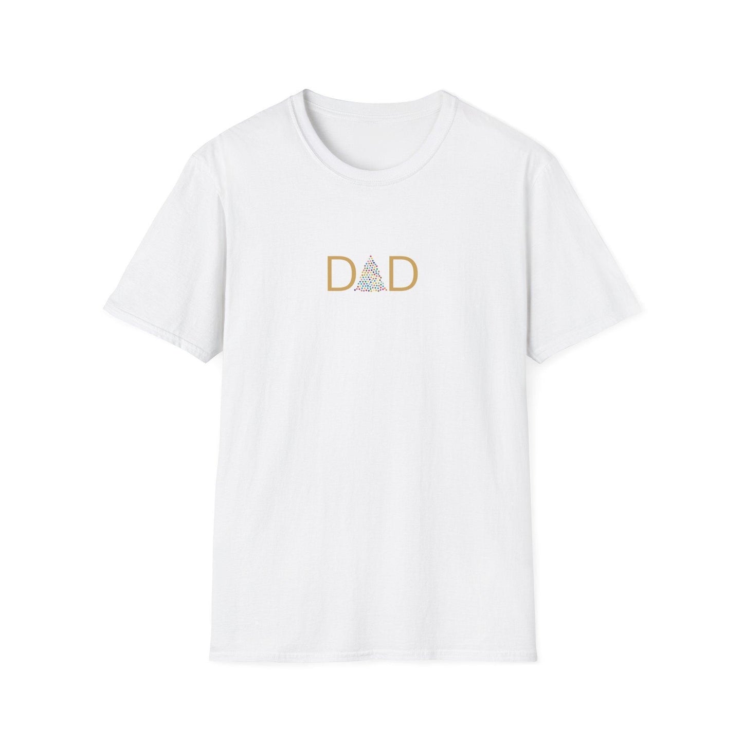 DAD 🎄 - Golden Christmas Dad! ✨🎁- Mens Softstyle T-shirt - Whippie's