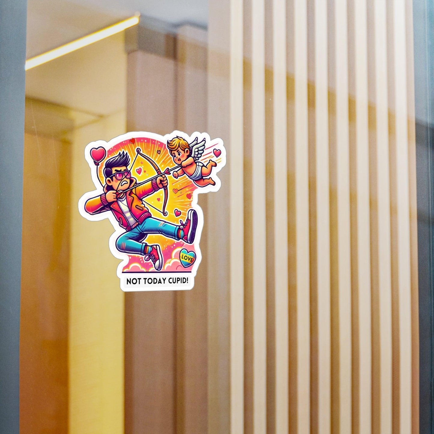 ๐น Cupid Begone! ๐น Kiss-Cut Vinyl Decal โจ Love on your own terms! - Whippie's