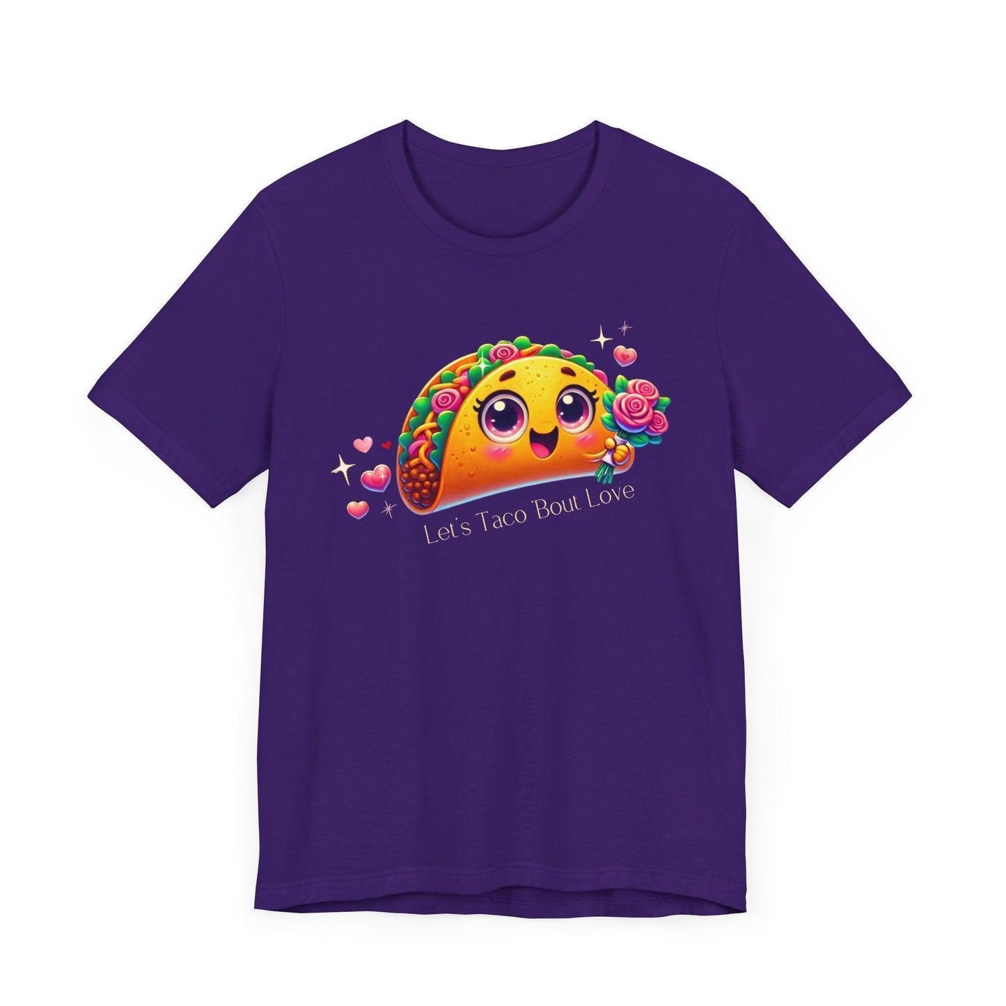 🌮 Let's Taco 'Bout Love 💖 Unisex Jersey Tee ✨ Spread the love this Valentine's Day! - Whippie's