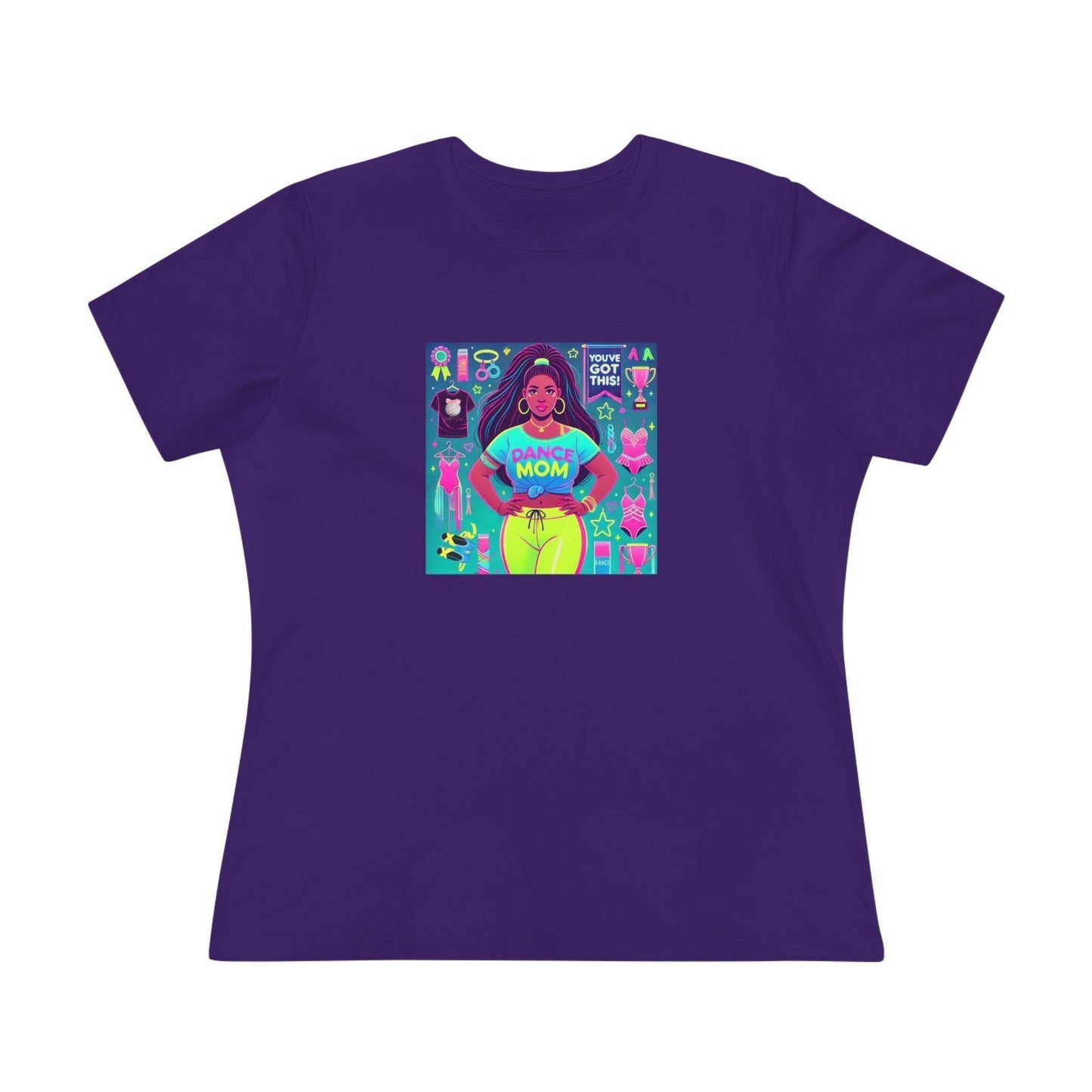 Dance Mom: You've Got This - Darker Skin Tone Mom - Curvy - Women's Softstyle Tee - Whippie's