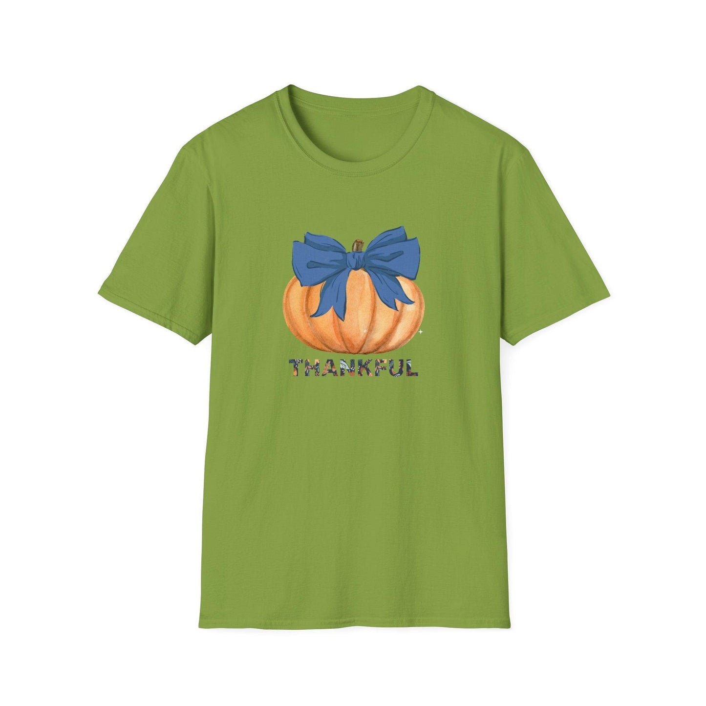 Thankful Pumpkin Tee - A Heart Full of Gratitude! 🧡💙 Unisex Tee - Whippie's
