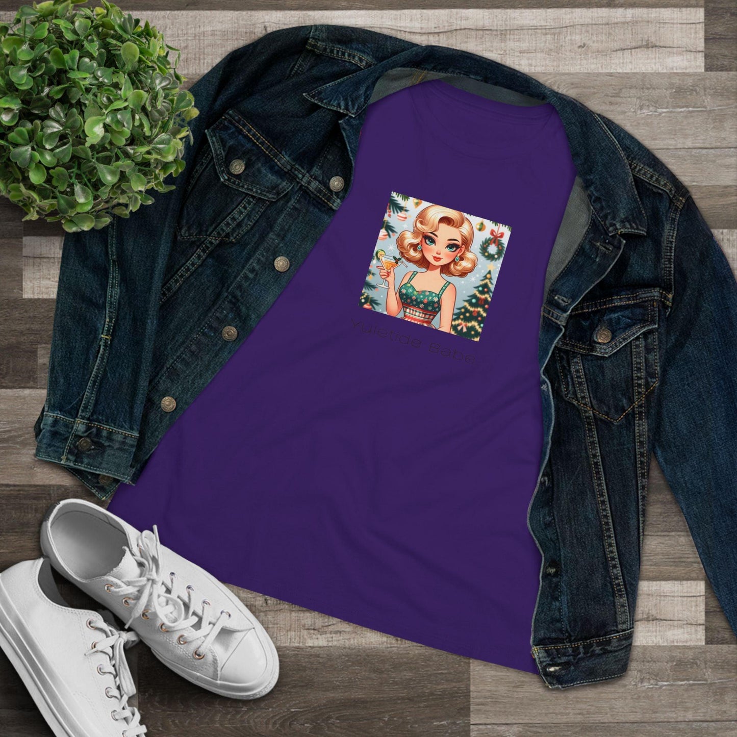 Yuletide Babe - Women's Softstyle Tee - Whippie's