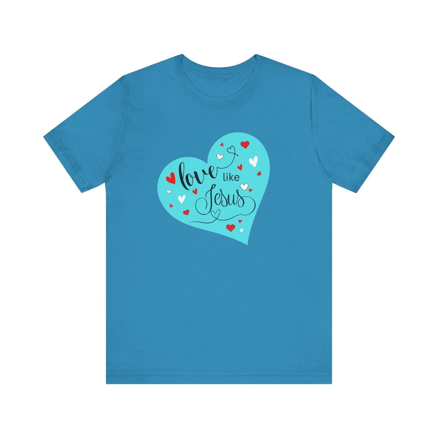 💙 Love Like Jesus ❤️ Unisex Jersey Tee ✨ Spread love and kindness. - Whippie's