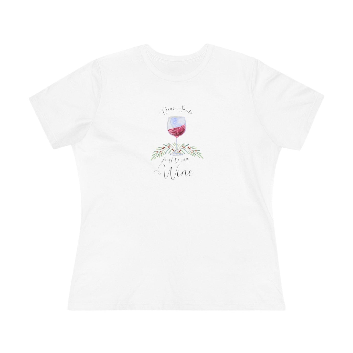 🍷💌 Dear Santa, Just Bring Wine 🎅🎄 - Women's Softstyle Tee - Whippie's