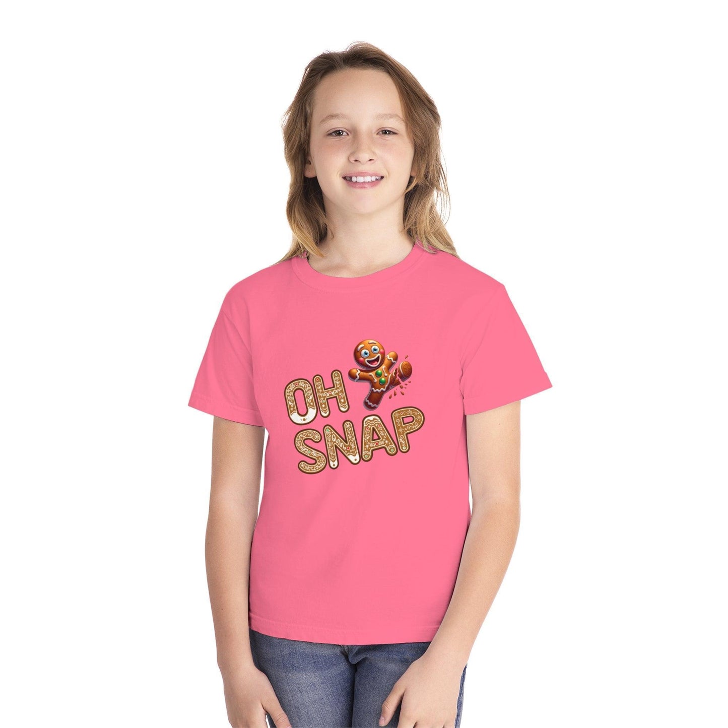 🍪 Oh Snap! 🍪 Youth Midweight Tee - Gingerbread Man Sweet Mishap! - Whippie's