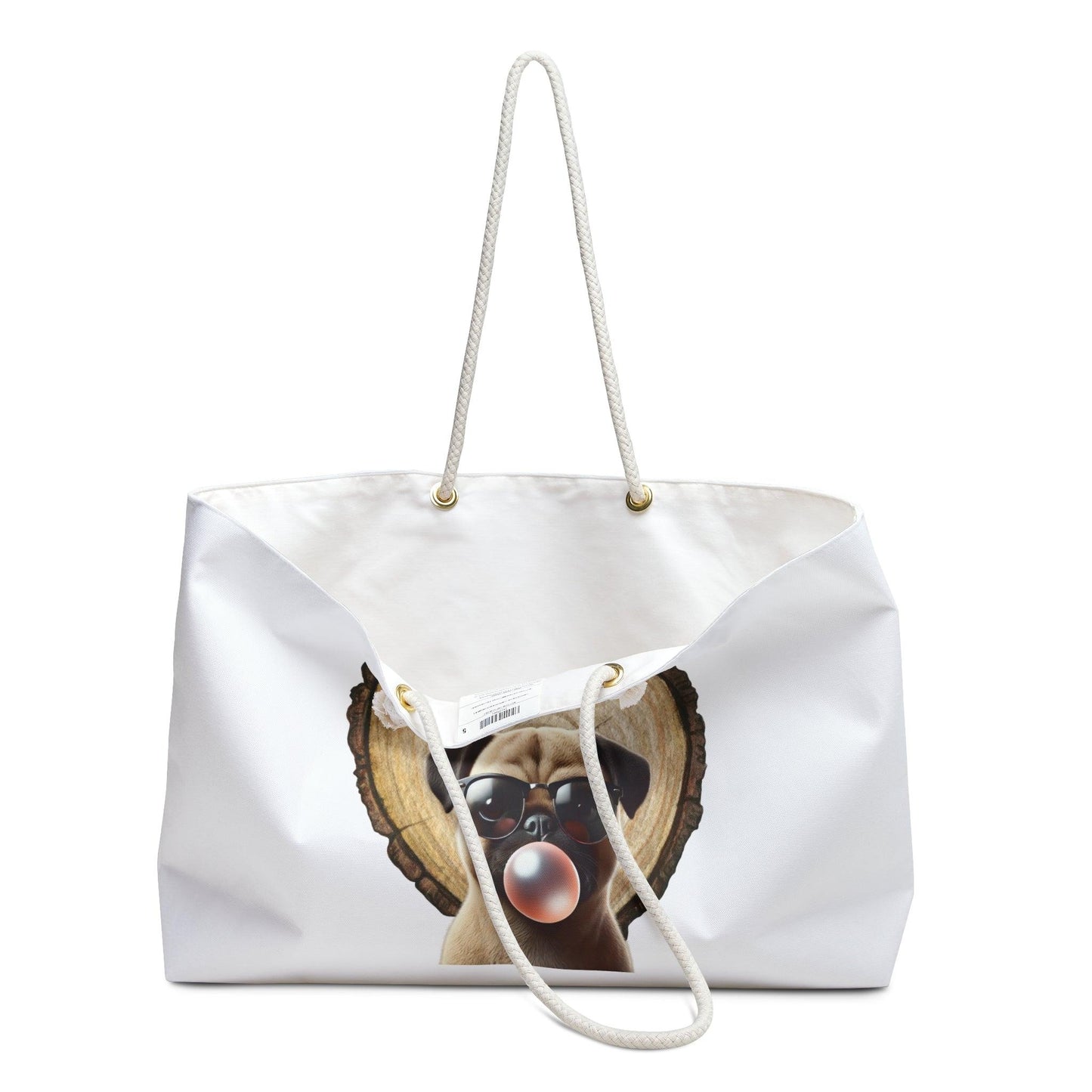 Pug Love Weekender Tote Bag - ๐ถ๐ Pack Your Bags for a Weekend of Fun! ๐๐ถ - Whippie's
