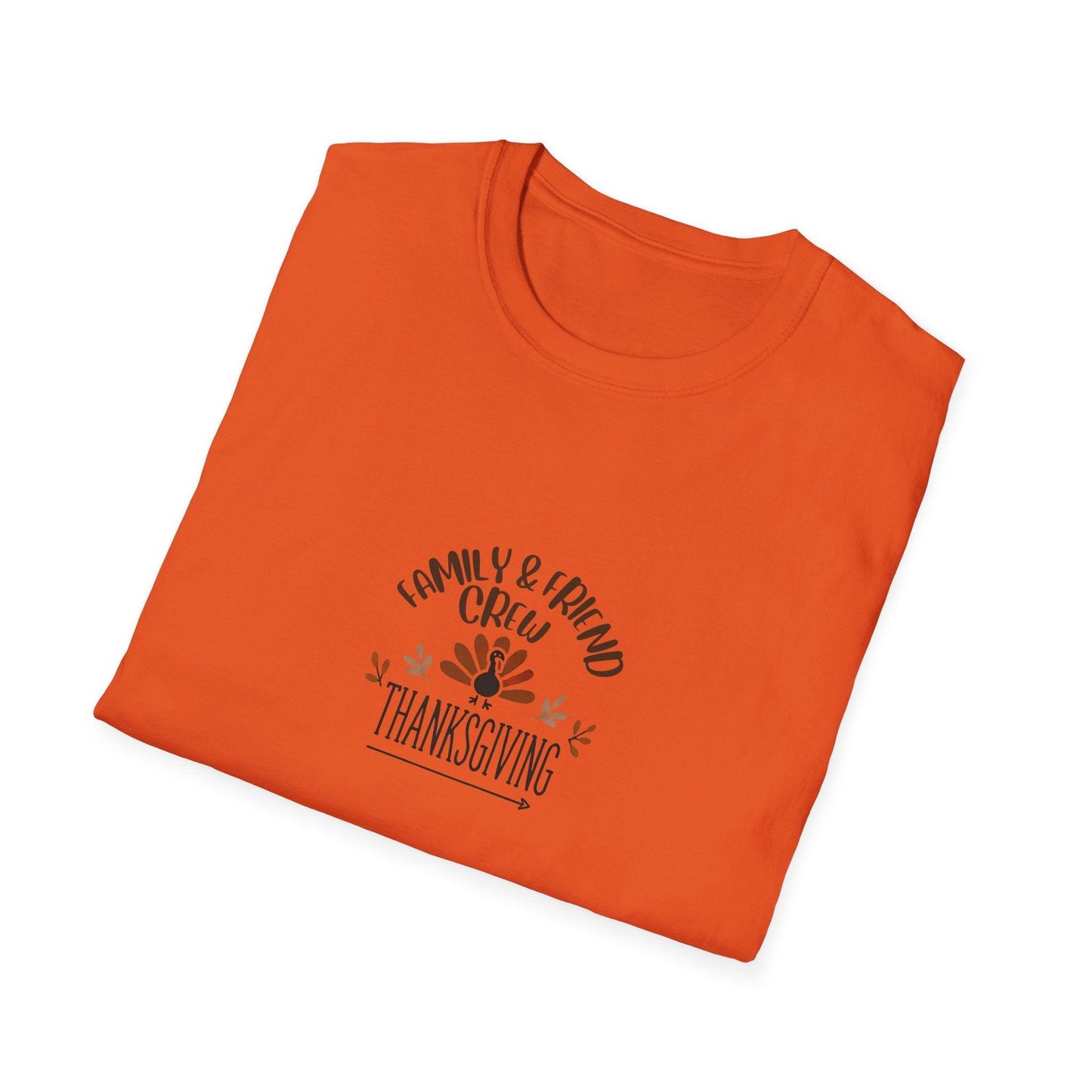 Thanksgiving Family & Friends Crew - Gobble 'Til You Wobble with Your Favorite Crew! 🦃🍁 Unisex T-Shirt - Whippie's