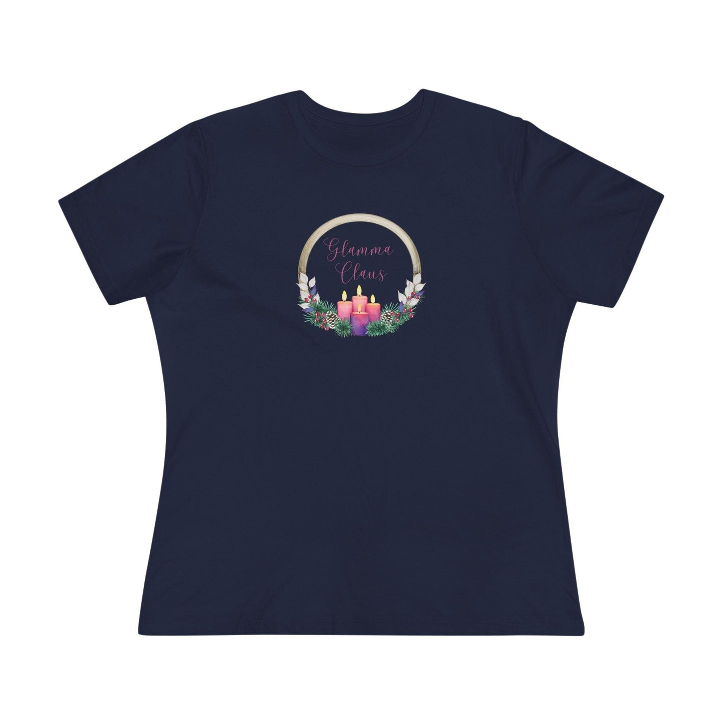 Glamma Claus - Christmas Cheer! 🤶🎄 - Women's Softstyle Tee - Whippie's