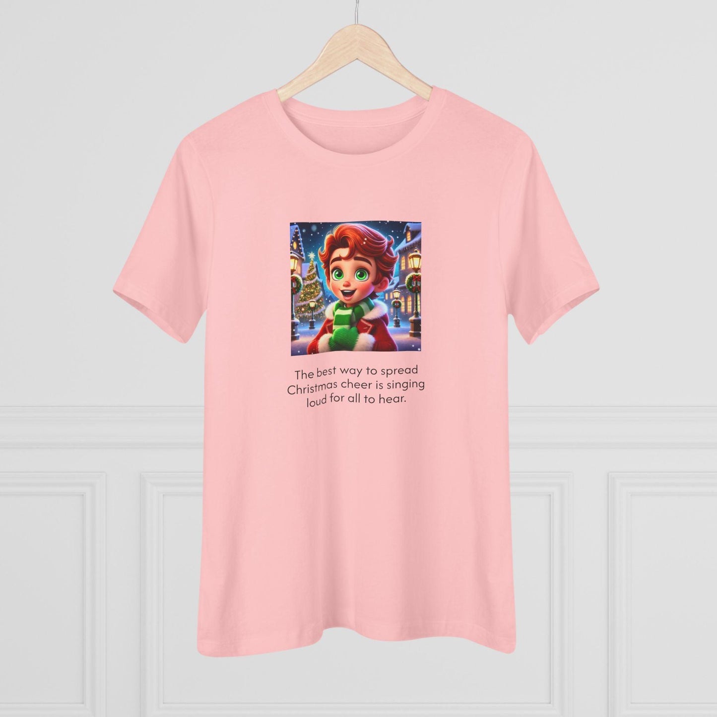 Caroler - Christmas Cheer - RH Boy - Women's Tee - Whippie's