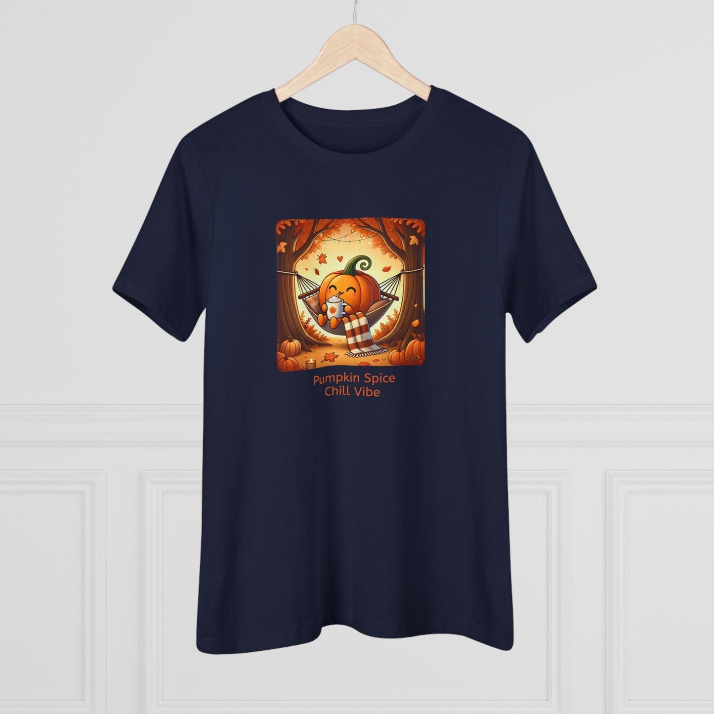 Pumpkin Spice, Chill Vibe - Women's Softstyle Tee - Whippie's