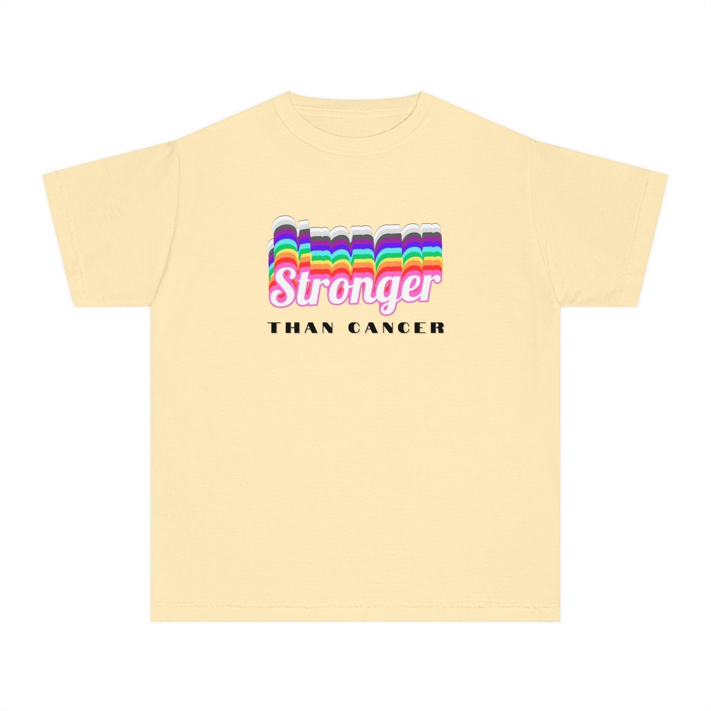 💪 Stronger Than Cancer 🎗️ Youth Midweight Tee ✨ - Whippie's