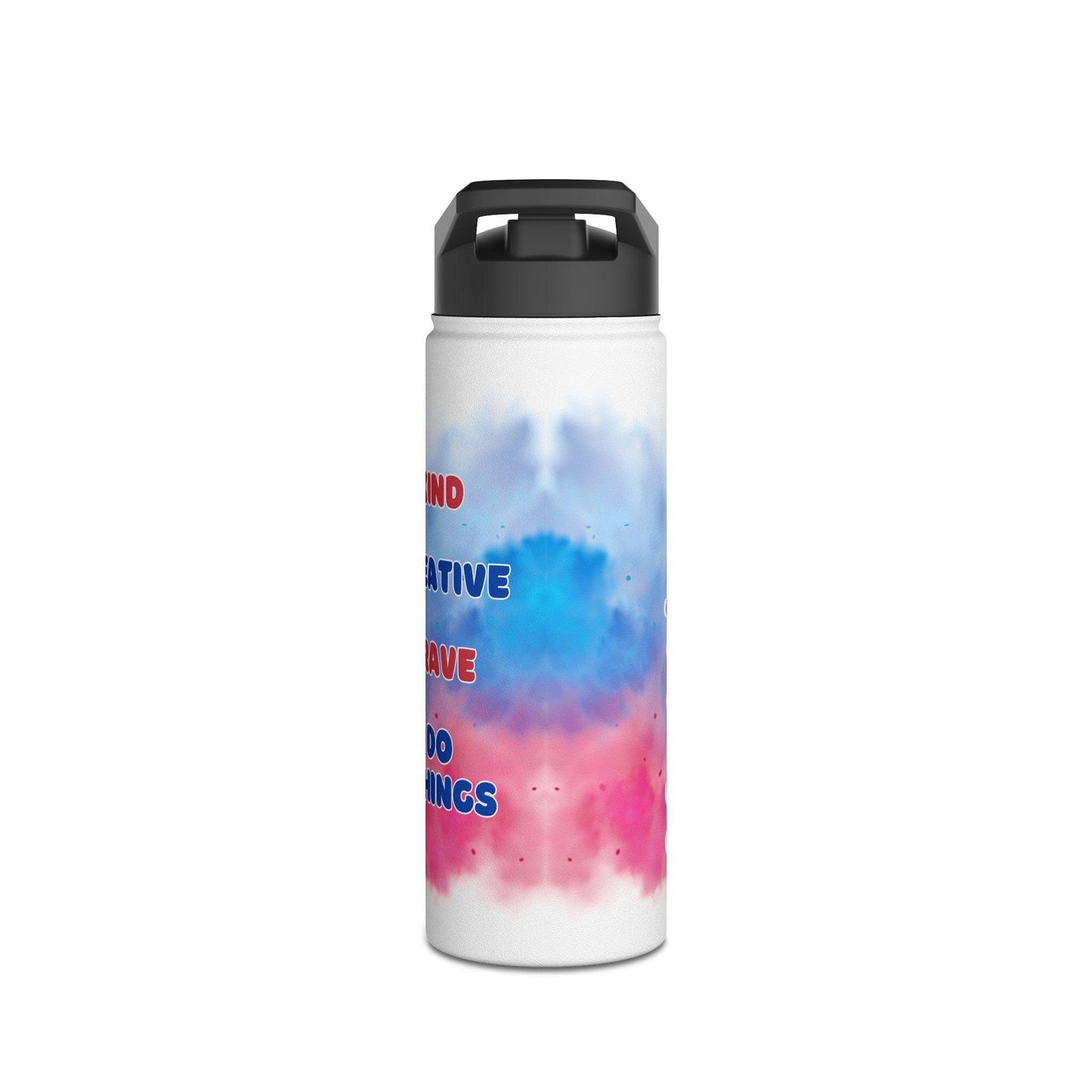 I Can Do Hard Things Stainless Steel Water Bottle - Personalizable - Whippie's