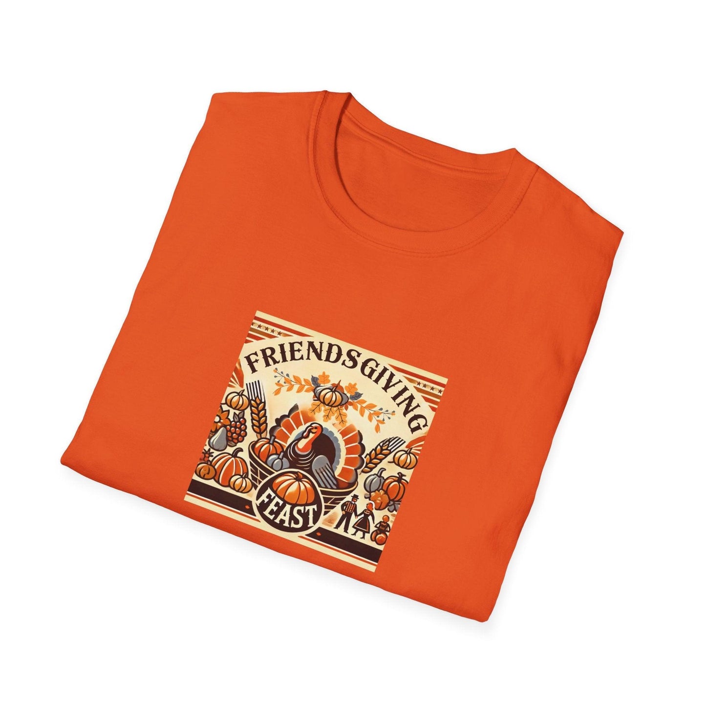 Friendsgiving Feast - A Harvest of Gratitude 🍂🦃 - Unisex T-Shirt - Whippie's