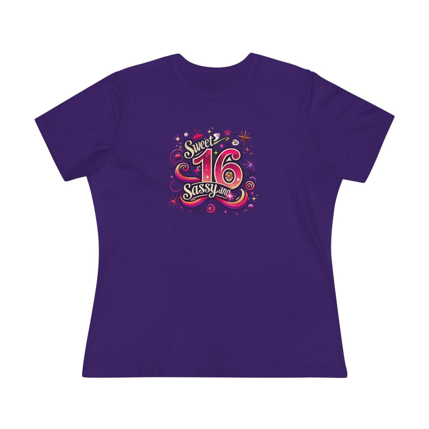Sweet, Sassy, and 16 - Celebrate in Style! 🎉 - Women's Softstyle Tee - Whippie's