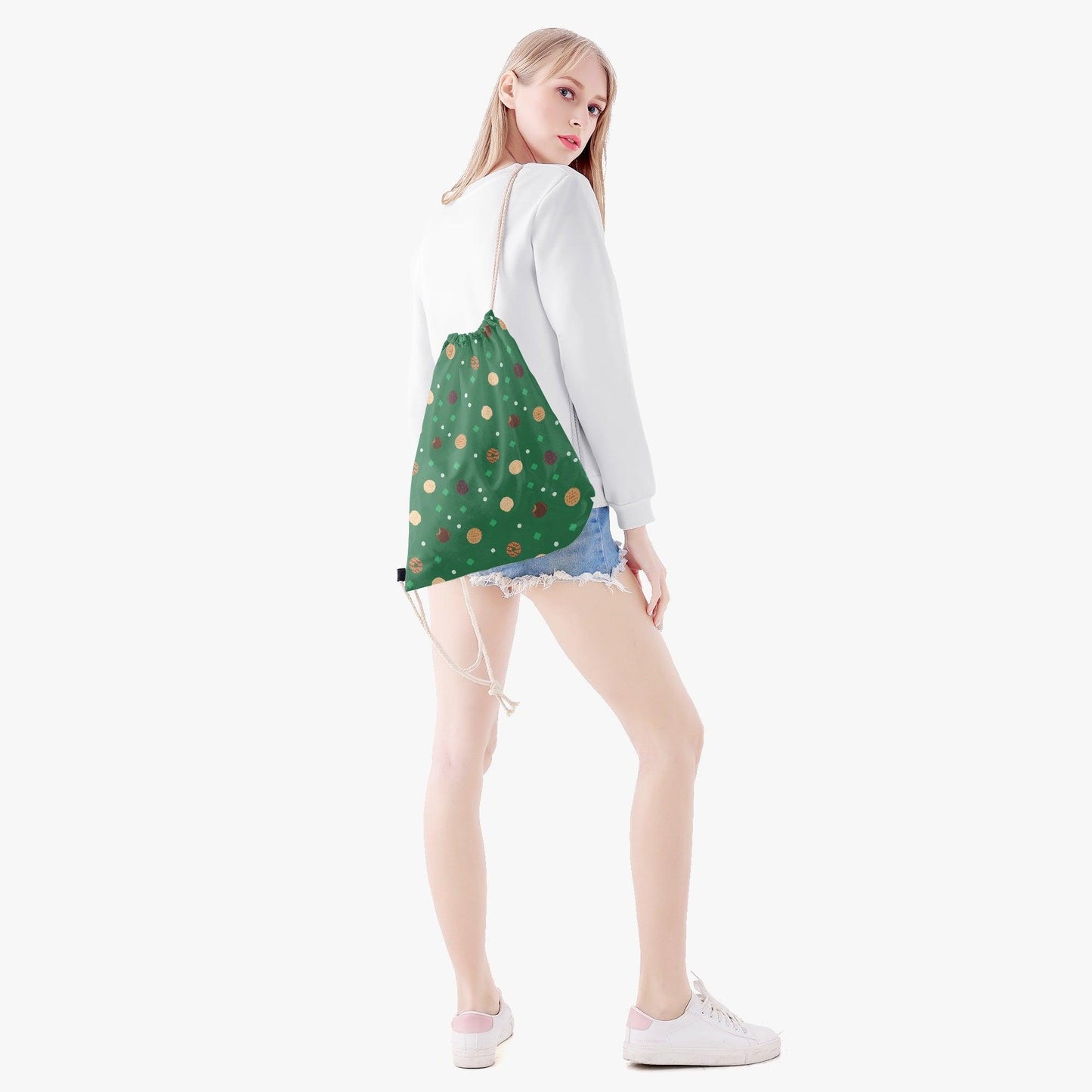 Girl Scout Cookie Drawstring Backpack - ๐ช Carry Your Cookies with Confidence and Style! ๐ช - Whippie's