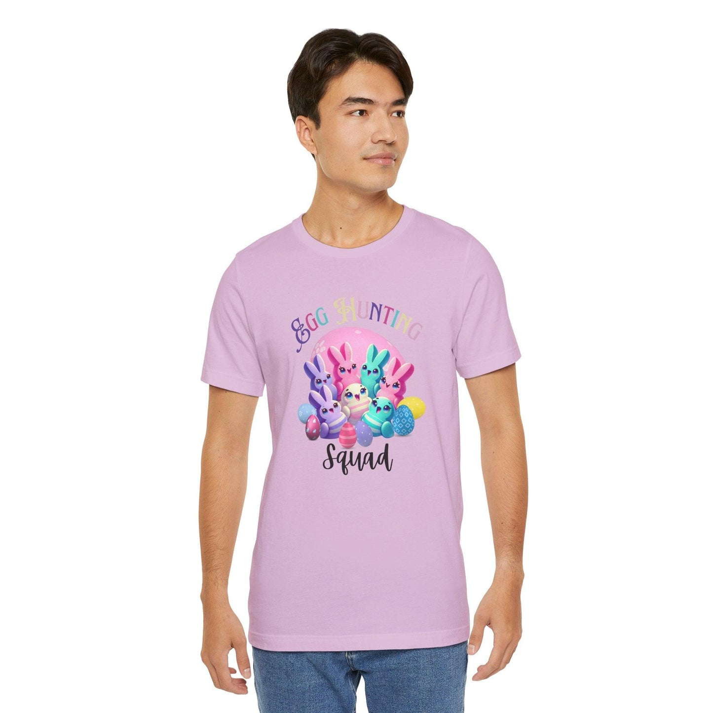 Egg Hunting Squad Unisex Jersey Tee - 🐣🐰 Hop into Easter Fun! 🐰🐣 - Whippie's