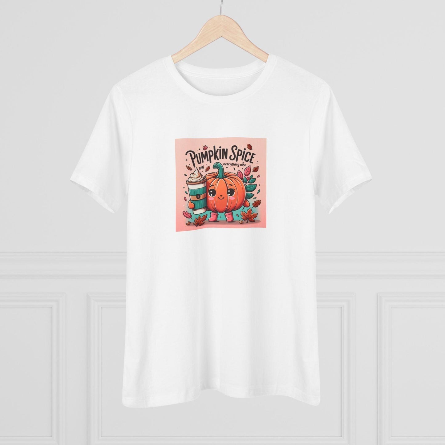 Cute Pumpkin: Pumpkin Spice and Everything Nice - Women's Softstyle Tee - Whippie's
