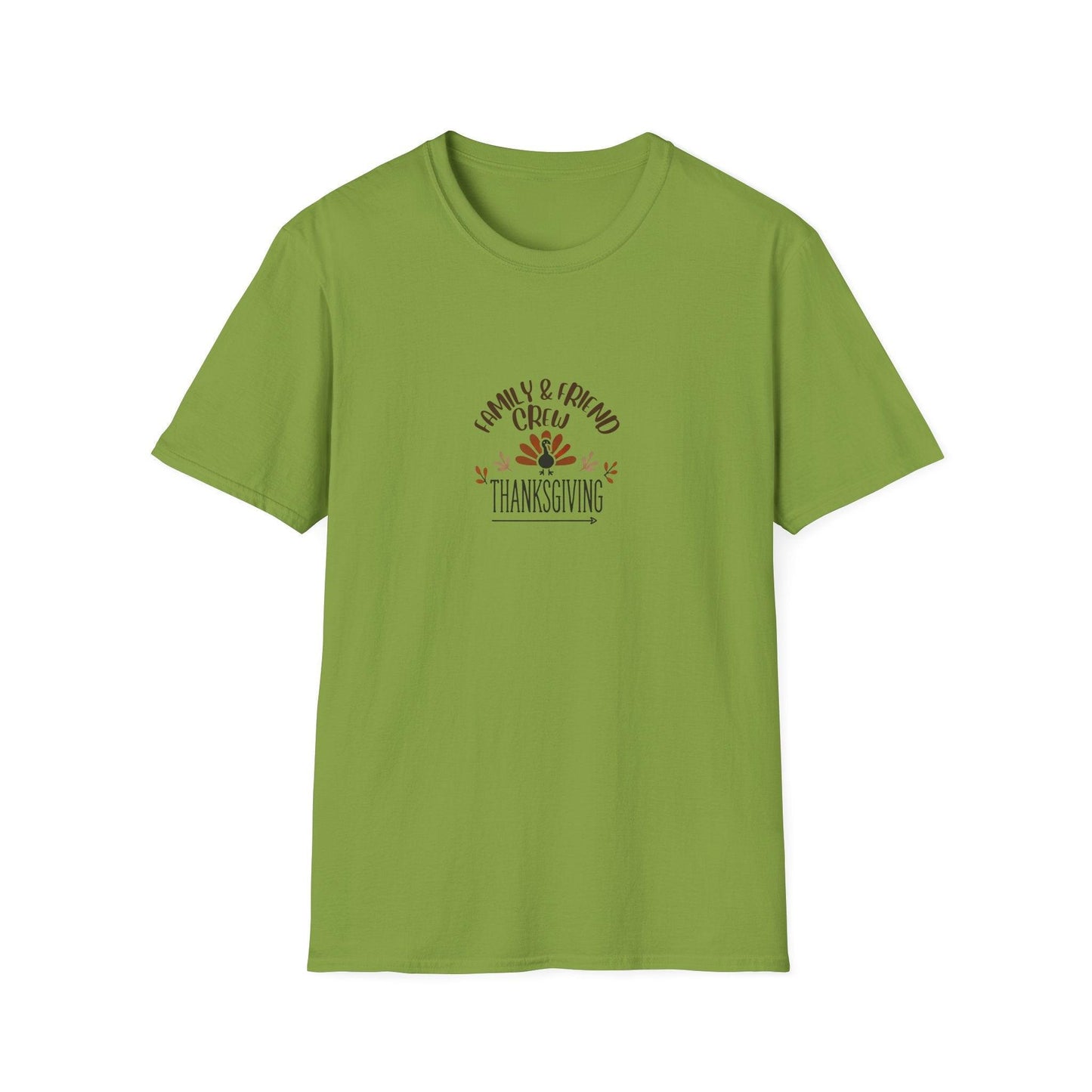 Thanksgiving Family & Friends Crew - Gobble 'Til You Wobble with Your Favorite Crew! 🦃🍁 Unisex T-Shirt - Whippie's