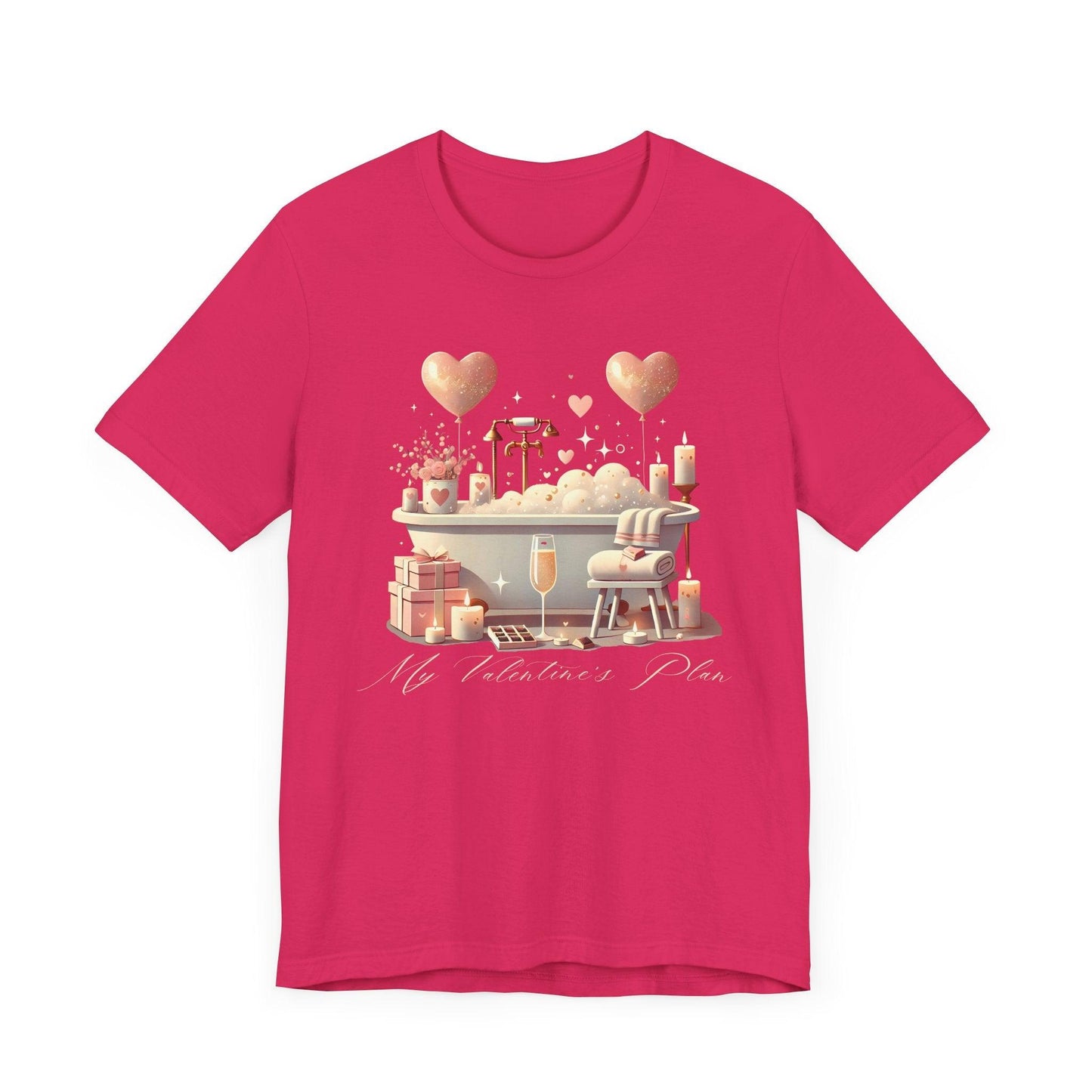 💖 My Valentine's Plan vs. Reality 🛁 Unisex Jersey Tee ✨ Expectation vs. Reality, the Valentine's Day edition! - Whippie's