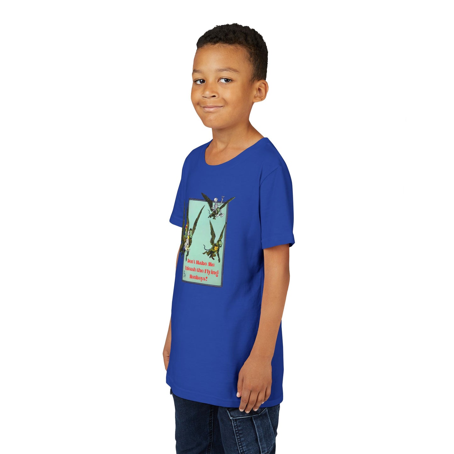 Wizard of Oz Don't Make Me Unleash the Flying Monkeys - Youth T-shirt - Whippie's