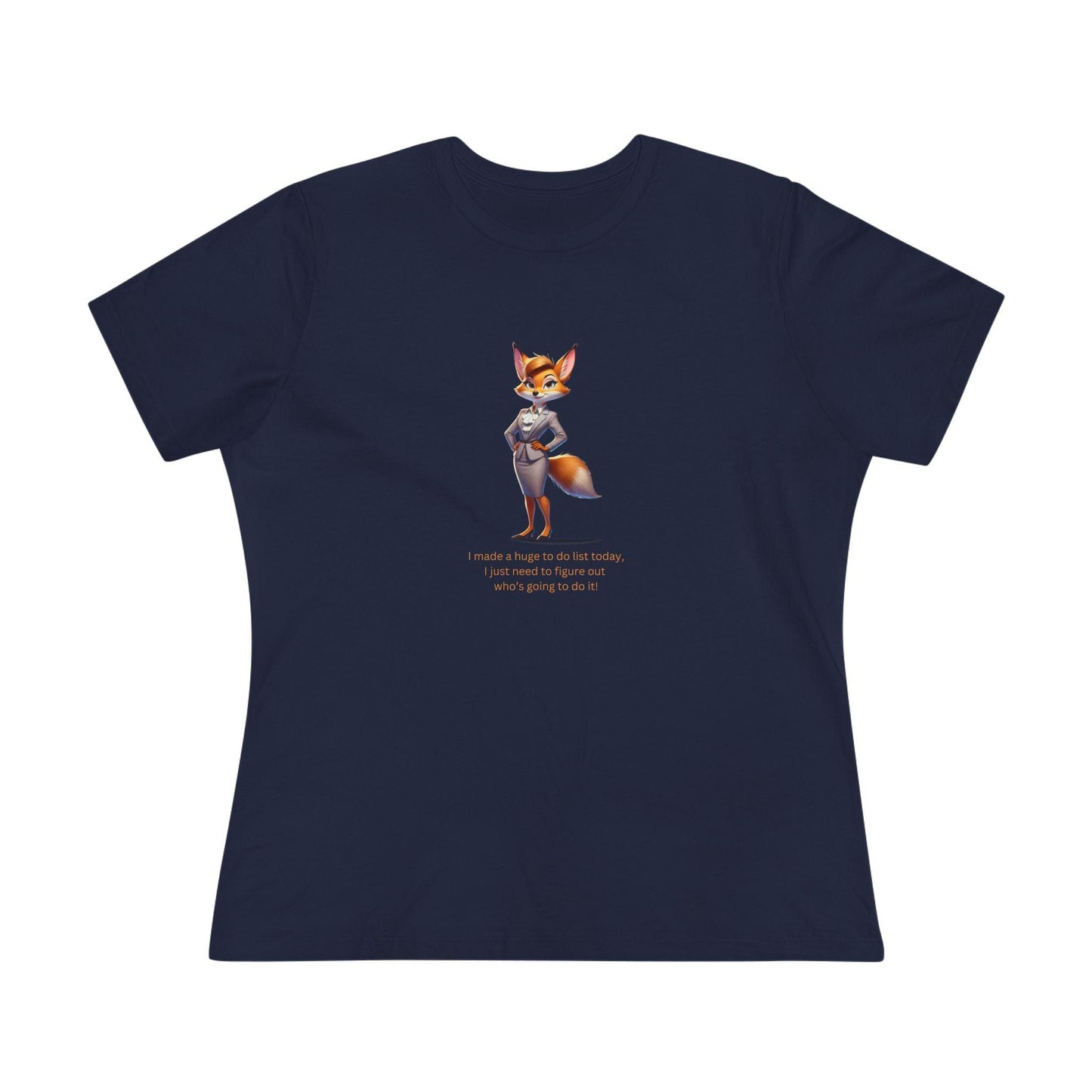 "To-Do List" Women's Tee - Who's Doing This?! 🦊📝 - Women's Tee - Whippie's