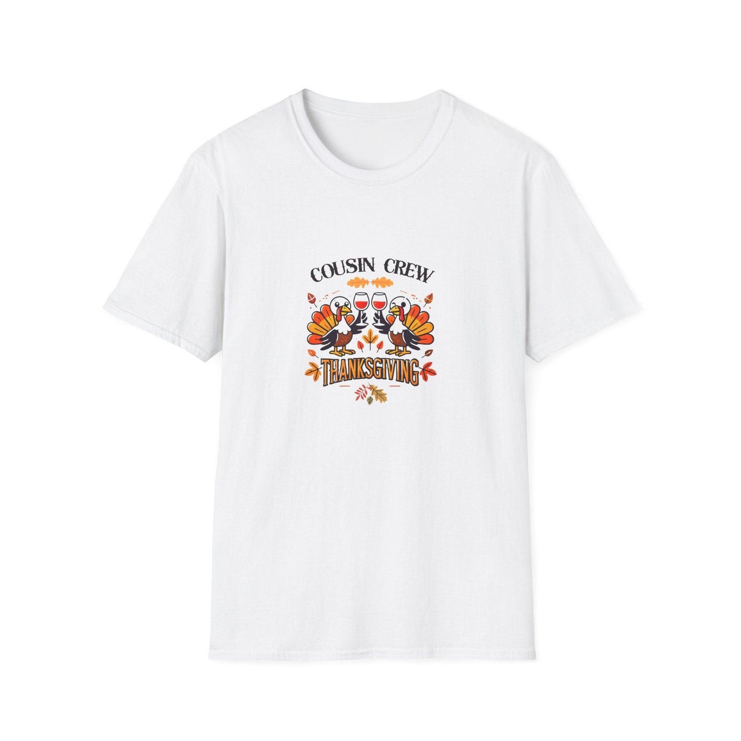 Thanksgiving Cousin Crew - Cheers to the Crew! 🦃🥂🍁 Unisex T-Shirt - Whippie's