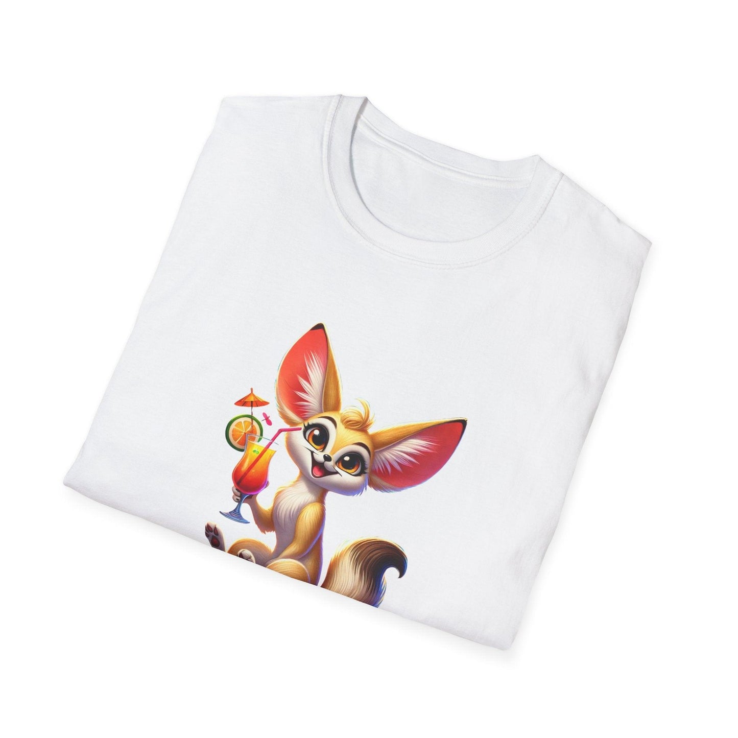 Fennec Fox Cocktail - Cheers to Good Times and Smiles! š¦šø Unisex T-shirt - Whippie's