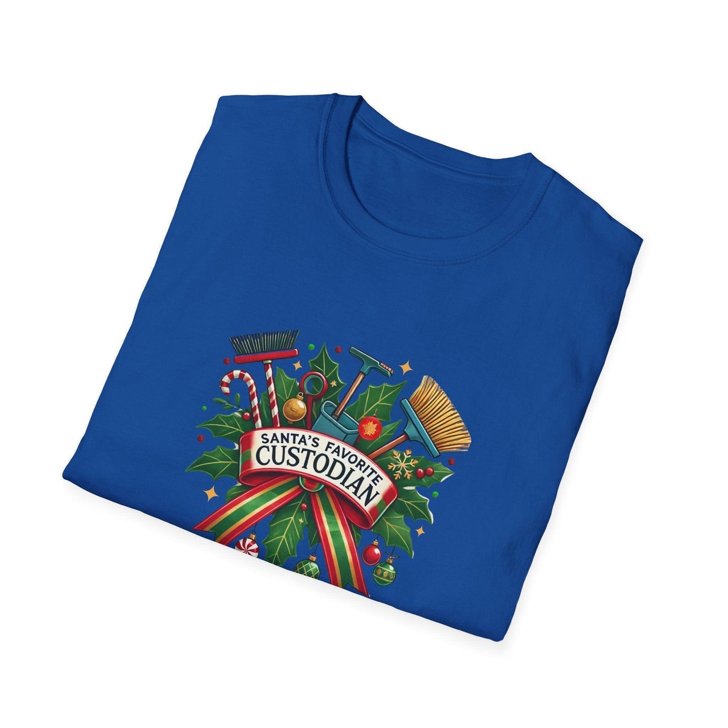 Santa's Favorite Custodian Unisex Tee 🧹🎅 - Whippie's