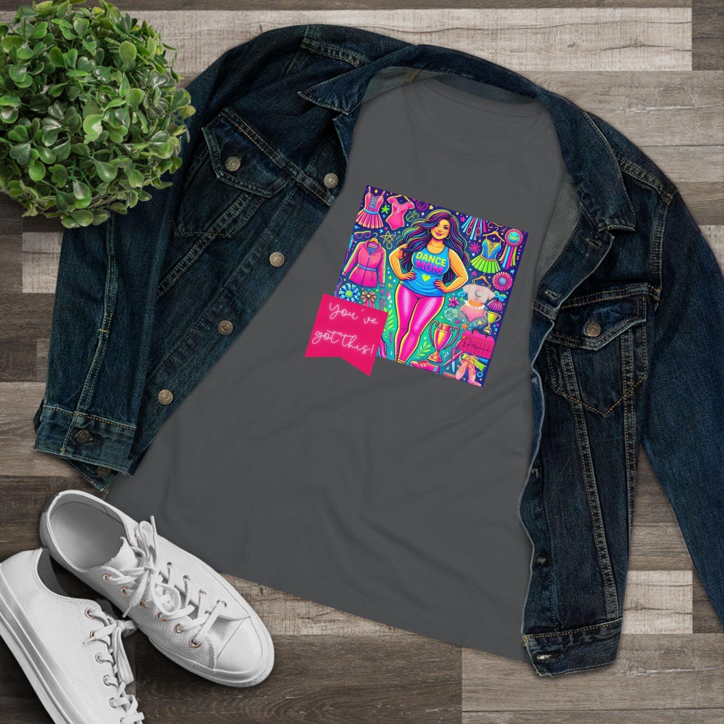 You've Got This! Dance Mom (Curvy Mom) - A Spark ling Performance ⭐️- Women's Softstyle Tee - Whippie's