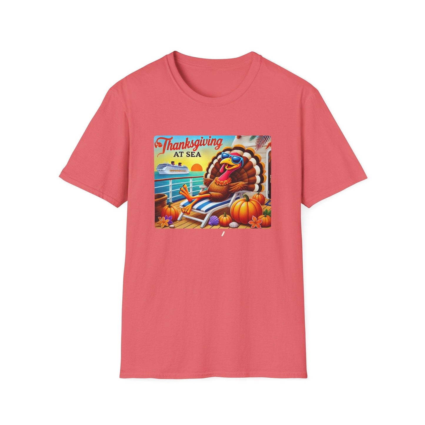 Turkey on Vacation - Gobble 'til You Wobble on the Open Seas! š¦š¢ Unisex T-Shirt š - Whippie's