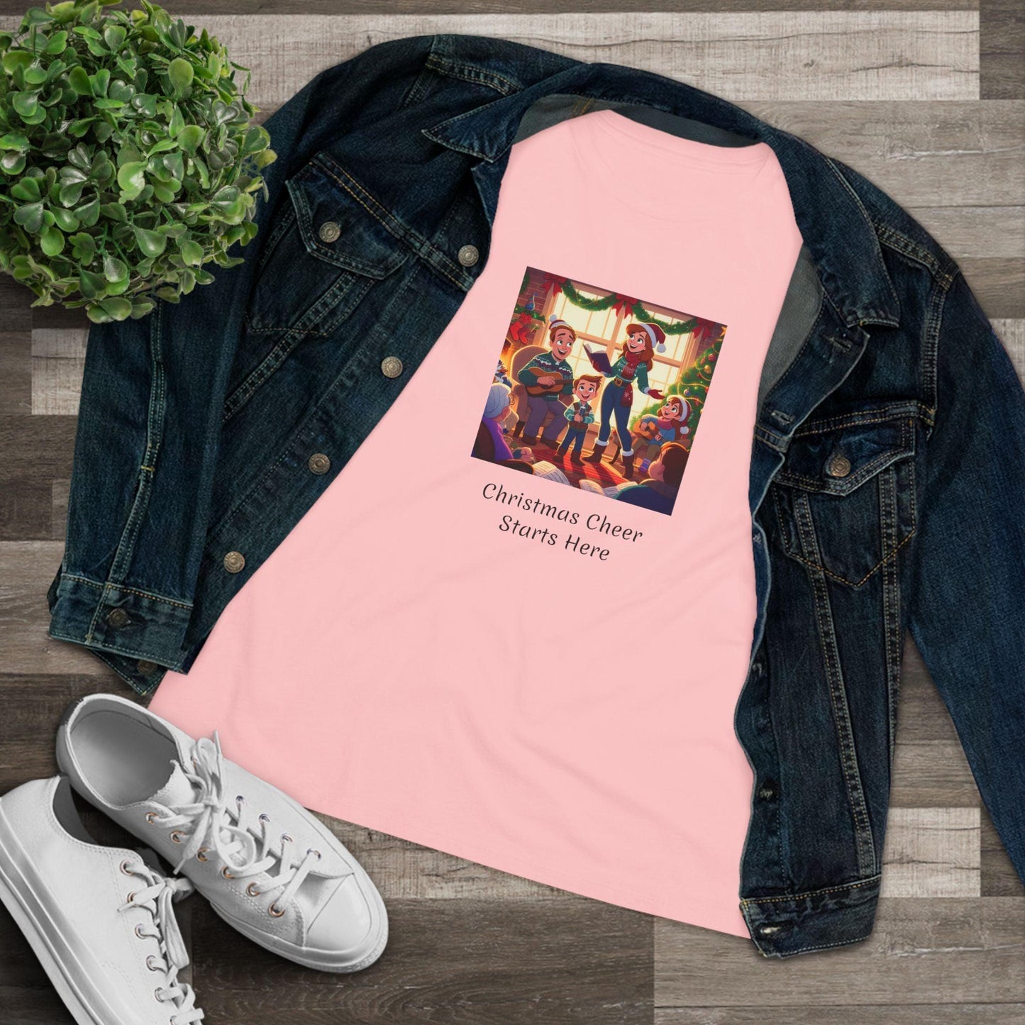 Christmas Cheer Starts Here - Women's Tee - Whippie's
