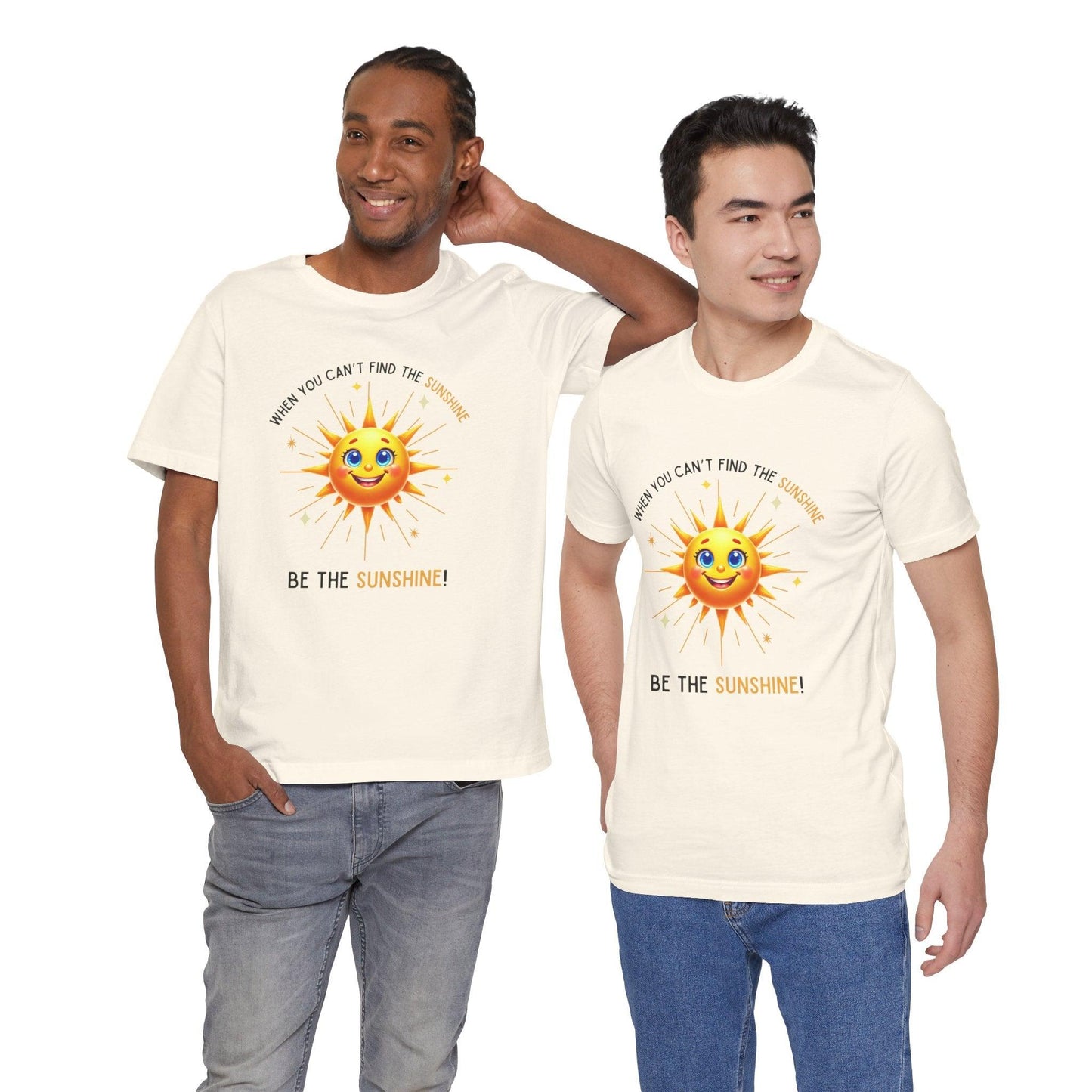 Be the Sunshine - Unisex Jersey Tee - ☀️ Let Your Inner Light Shine! ☀️ - Whippie's