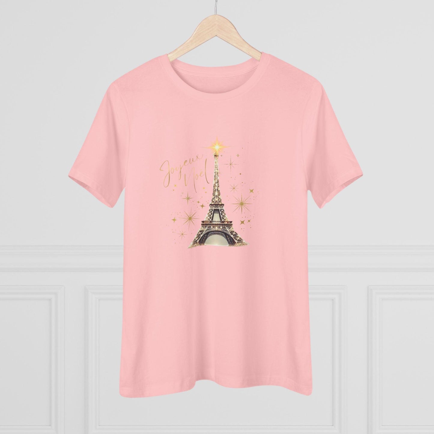 ✨ Joyeux Noël Women's Tee 🗼 A touch of Parisian elegance. - Whippie's