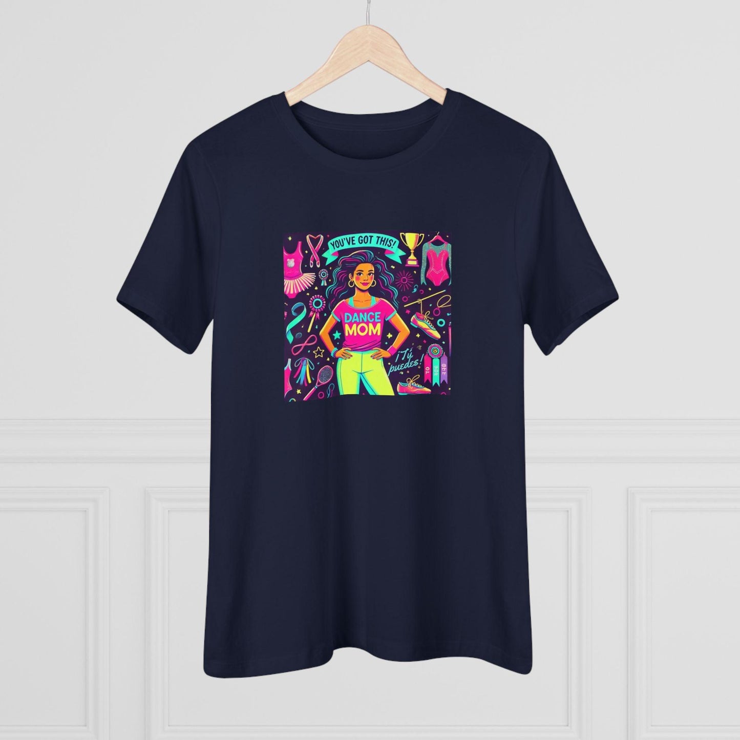 Dance Mom Magic (Latina Mom) - A Colorful Celebration 💃🌈 - Women's Softstyle Tee - Whippie's
