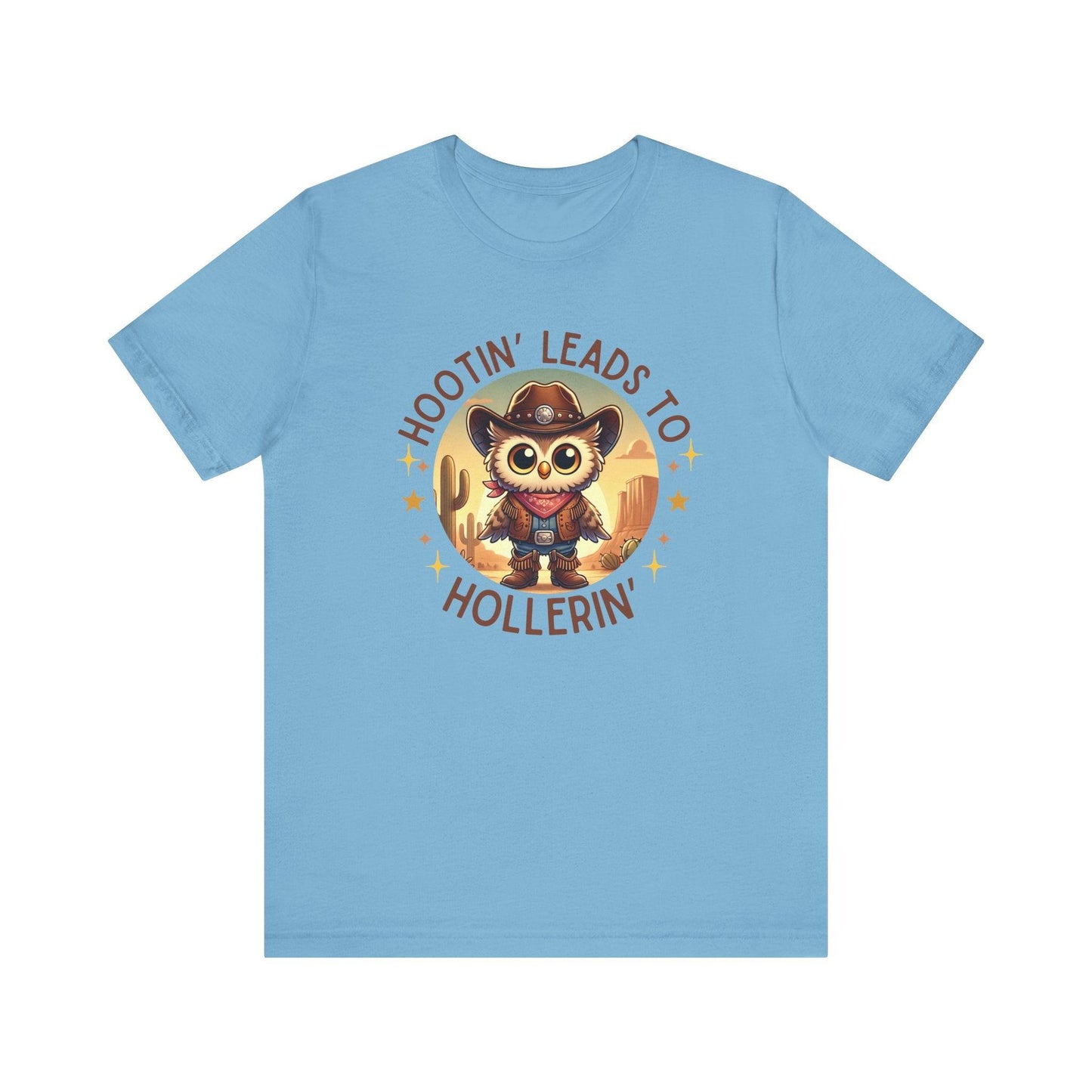 Hootin' Leads to Hollerin' - Unisex Jersey Tee - 🤠 Yeehaw! Embrace Your Inner Cowboy/Cowgirl 🤠 - Whippie's