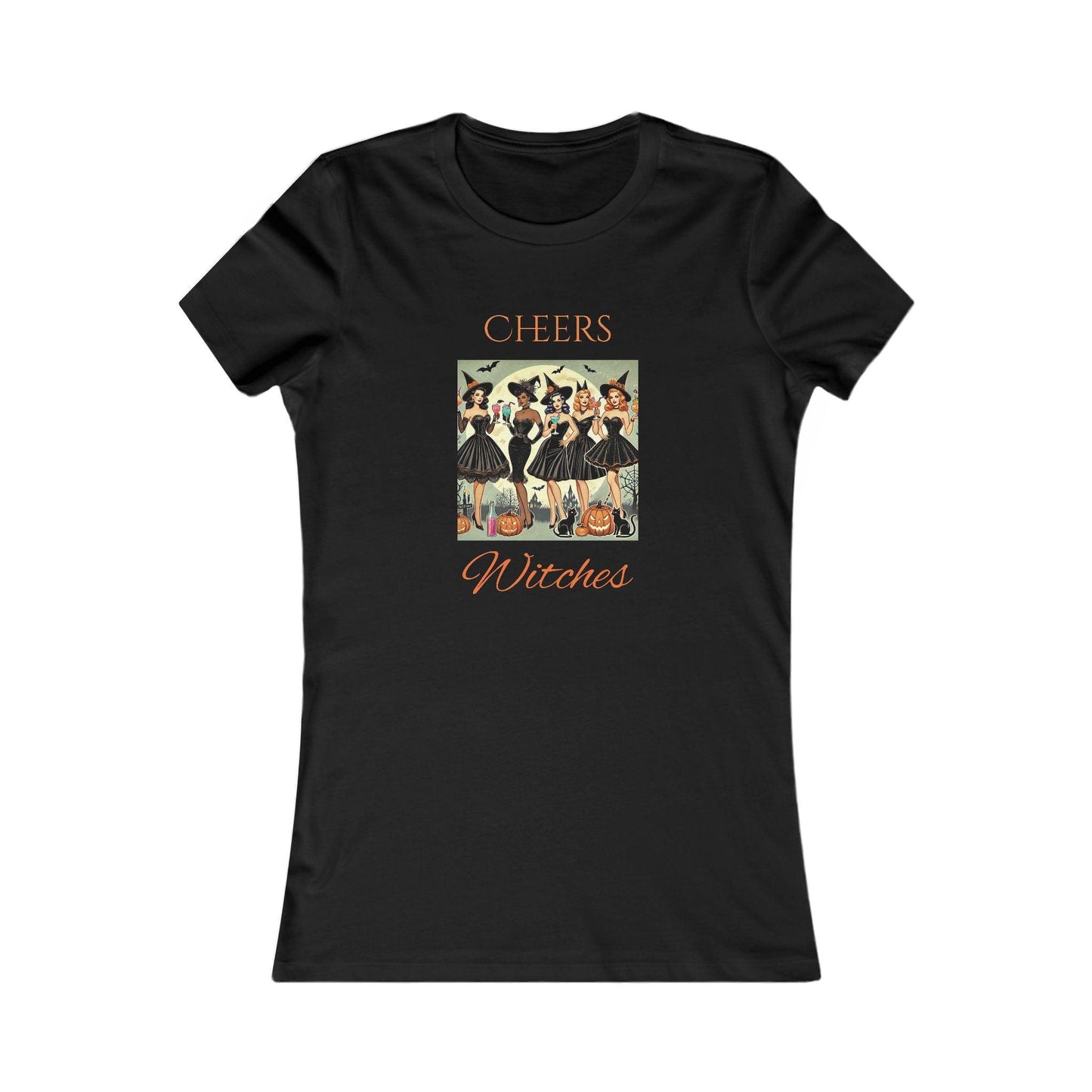 Cheer Witches! Women's Favorite Tee - A Spooktacular Squad! 🧙♀️👻 - Whippie's