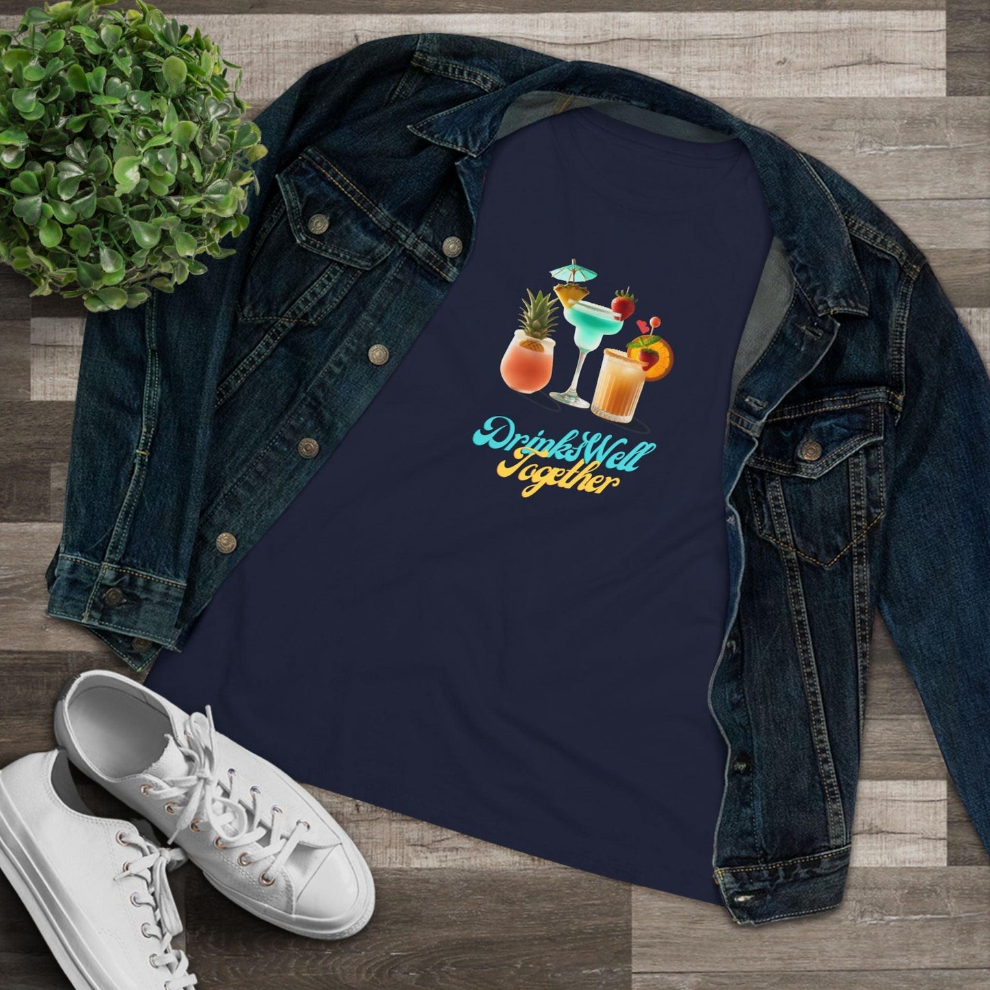 Drinks Well, Together - Women's Tee - Whippie's