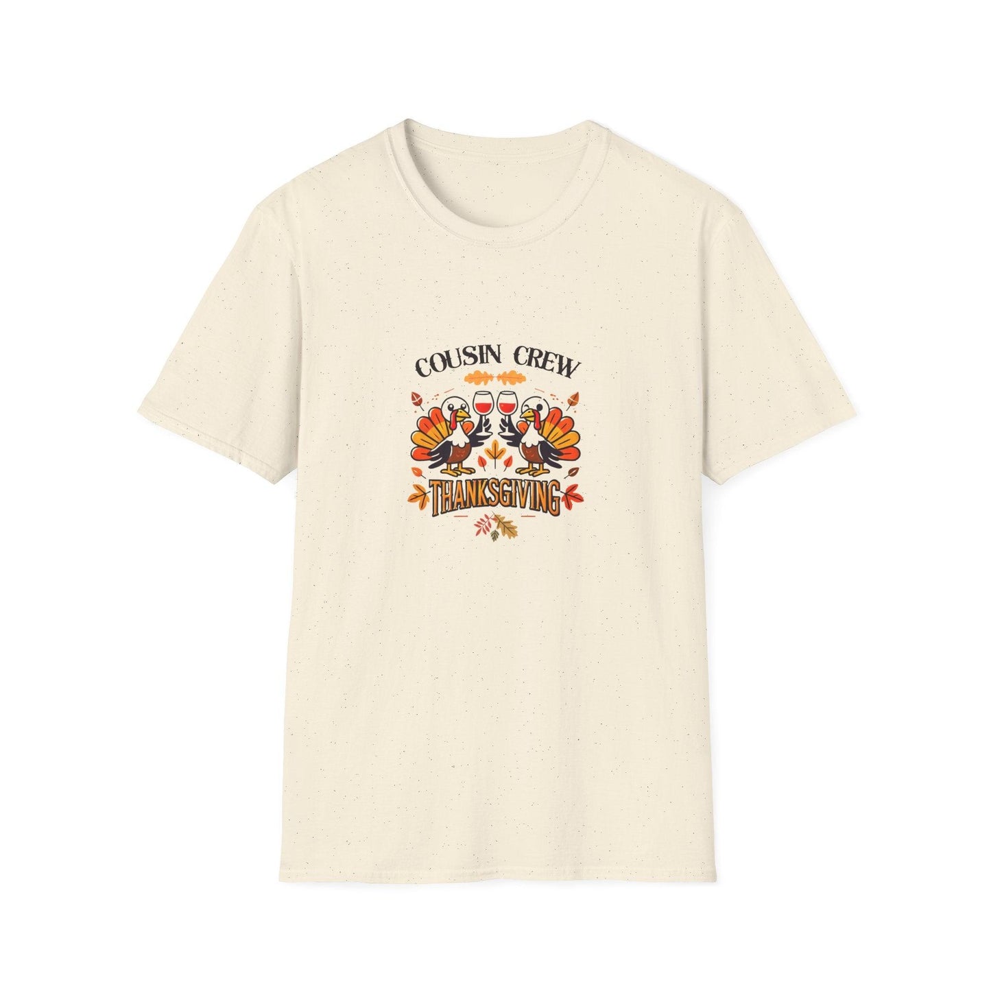Thanksgiving Cousin Crew - Cheers to the Crew! 🦃🥂🍁 Unisex T-Shirt - Whippie's