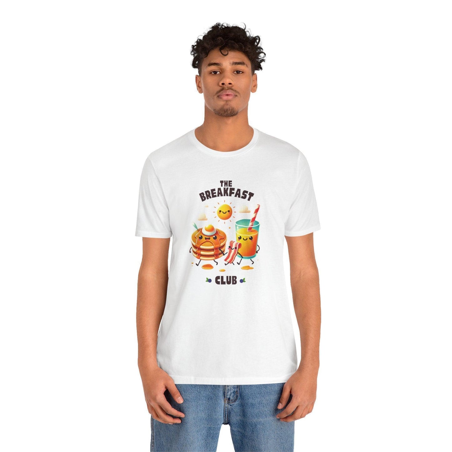 🥞 Breakfast Club 🍳 Unisex Jersey Tee ☀️ Rise and shine, breakfast time! - Whippie's