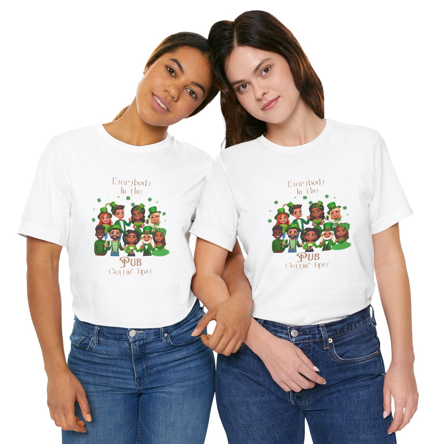 "Everybody in the PUB Gettin' Tipsy" Unisex Jersey Tee - Whippie's