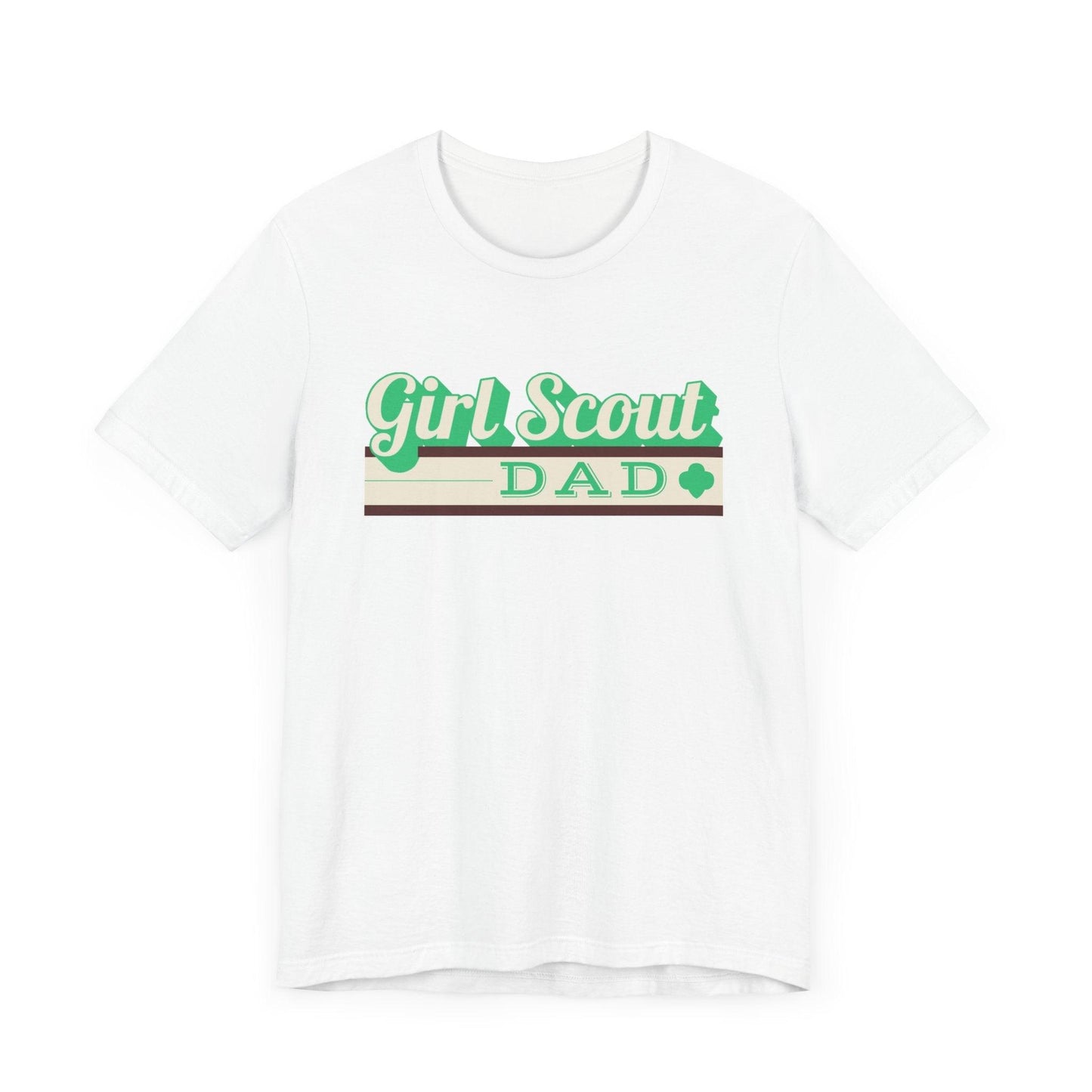 Proud Girl Scout Dad - Unisex Jersey Tee - Vintage Vibes for a Supportive Dad! - Whippie's