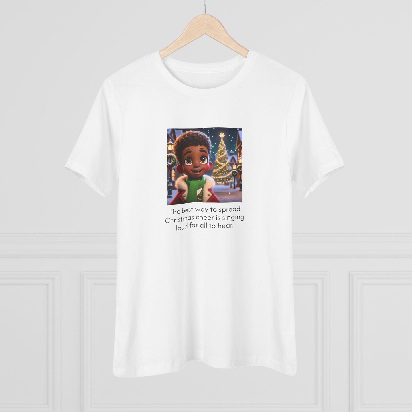 Caroler - Christmas Cheer - Younger BH Boy - Women's Tee - Whippie's