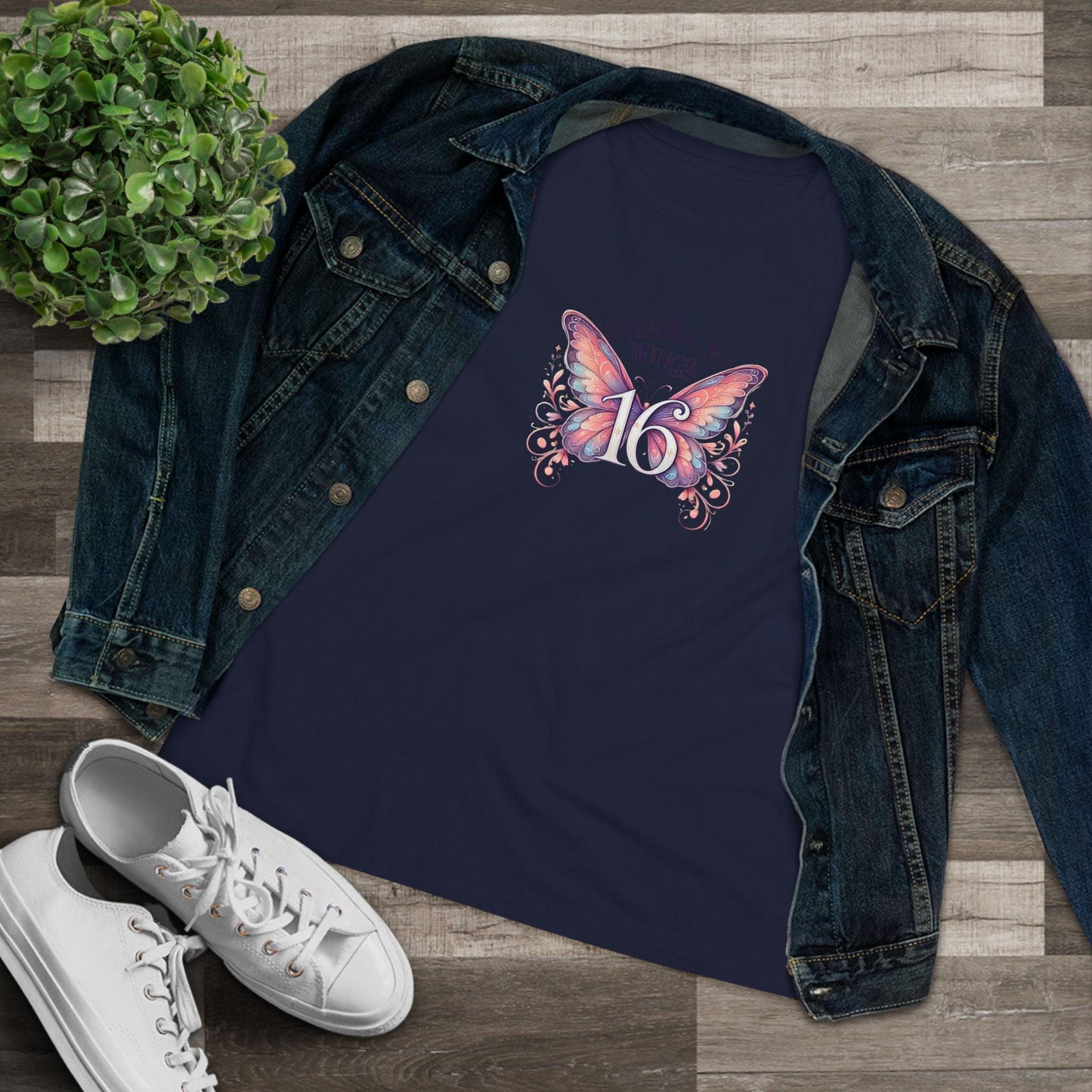 Spread My Wings at 16 - Soaring into a New Chapter 🦋 - Women's Softstyle Tee - Whippie's